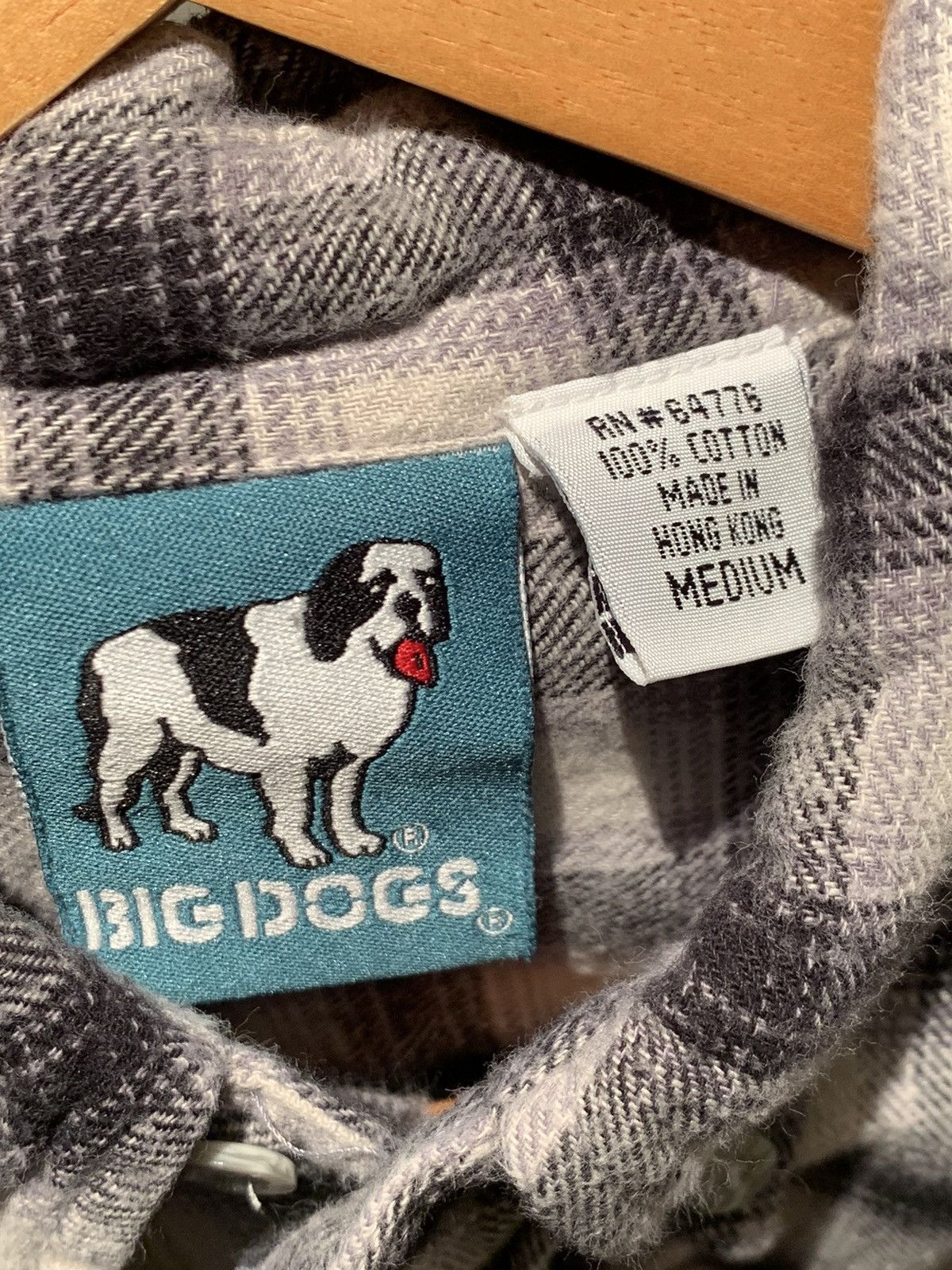 Big Dogs *RARE* Vintage Big Dogs Flannel Embroidered Button Shirt - M Size US M / EU 48-50 / 2 - 7 Thumbnail