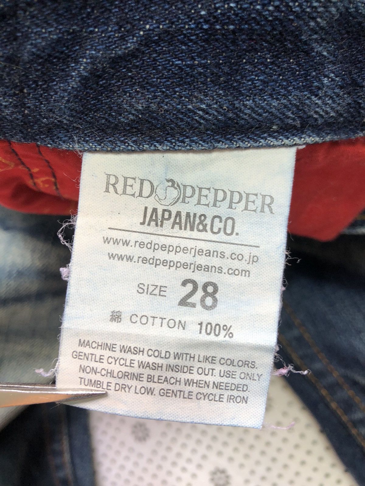 Hysteric Glamour × Japanese Brand Rare Red Pepper distressed jeans Size 30" / US 8 / IT 44 - 19 Thumbnail