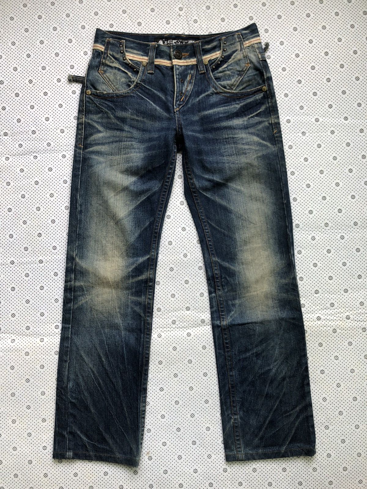 Hysteric Glamour × Japanese Brand Rare Red Pepper distressed jeans Size 30" / US 8 / IT 44 - 1 Thumbnail