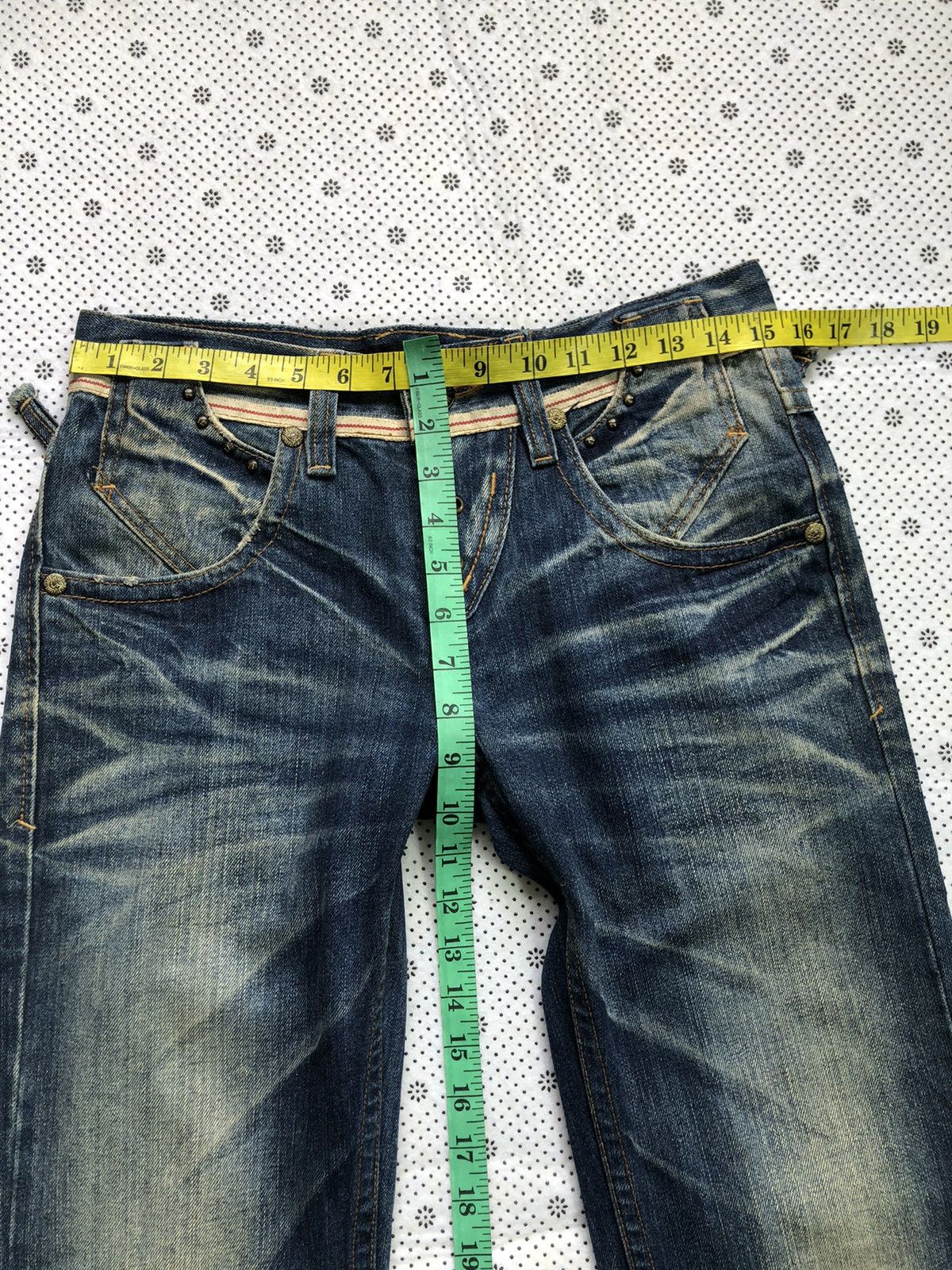 Hysteric Glamour × Japanese Brand Rare Red Pepper distressed jeans Size 30" / US 8 / IT 44 - 11 Thumbnail