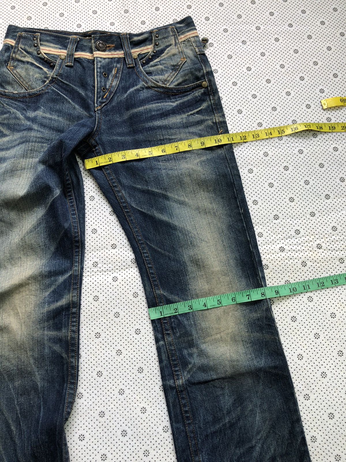 Hysteric Glamour × Japanese Brand Rare Red Pepper distressed jeans Size 30" / US 8 / IT 44 - 13 Thumbnail