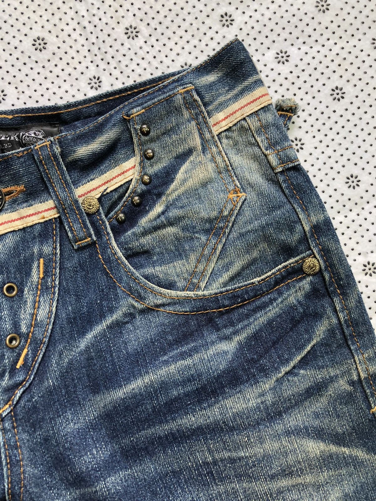 Hysteric Glamour × Japanese Brand Rare Red Pepper distressed jeans Size 30" / US 8 / IT 44 - 3 Thumbnail