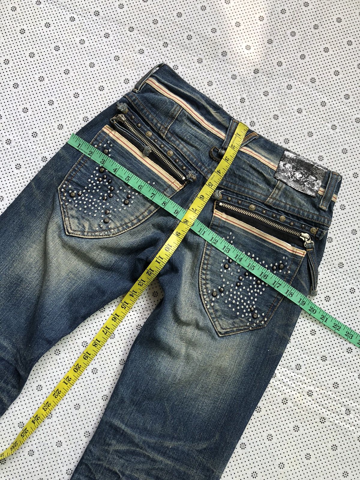 Hysteric Glamour × Japanese Brand Rare Red Pepper distressed jeans Size 30" / US 8 / IT 44 - 14 Thumbnail