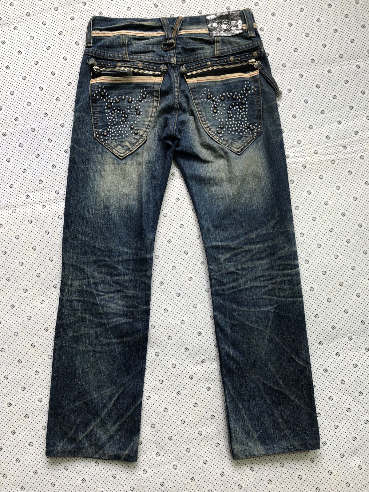 Hysteric Glamour × Japanese Brand Rare Red Pepper distressed jeans Size 30" / US 8 / IT 44 - 2 Thumbnail