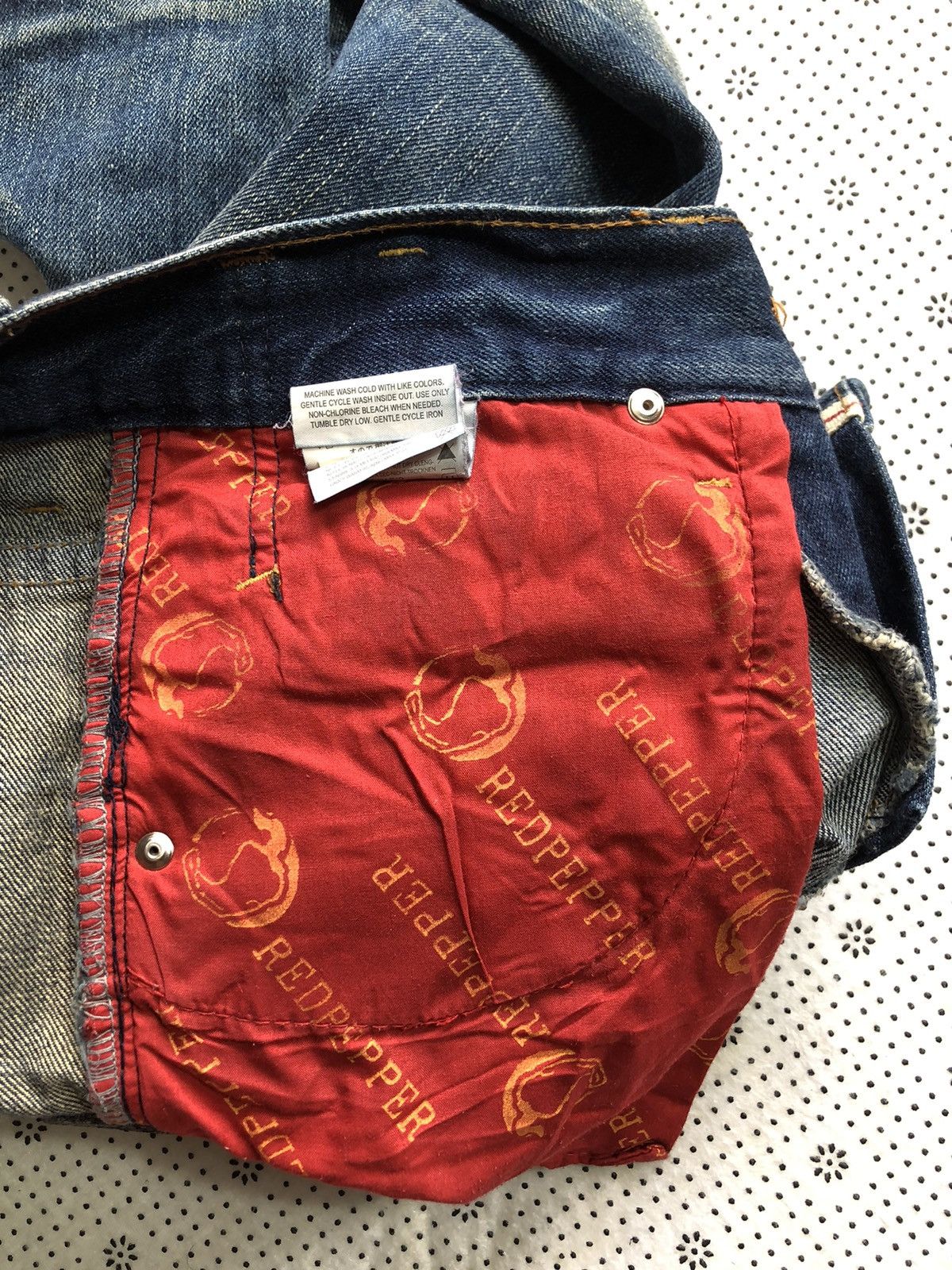 Hysteric Glamour × Japanese Brand Rare Red Pepper distressed jeans Size 30" / US 8 / IT 44 - 20 Thumbnail