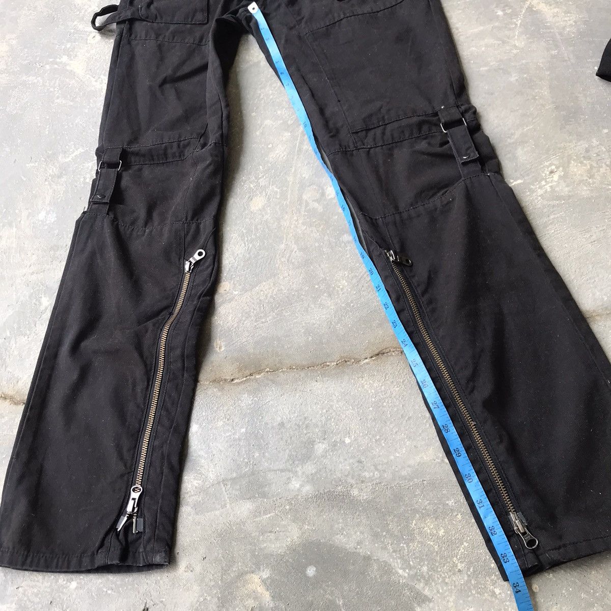 If Six Was Nine × Le Grande Bleu (L.G.B.) × PPFM 🔥RARE🔥PPFM bondage zipper punk pants Size US 33 - 15 Thumbnail