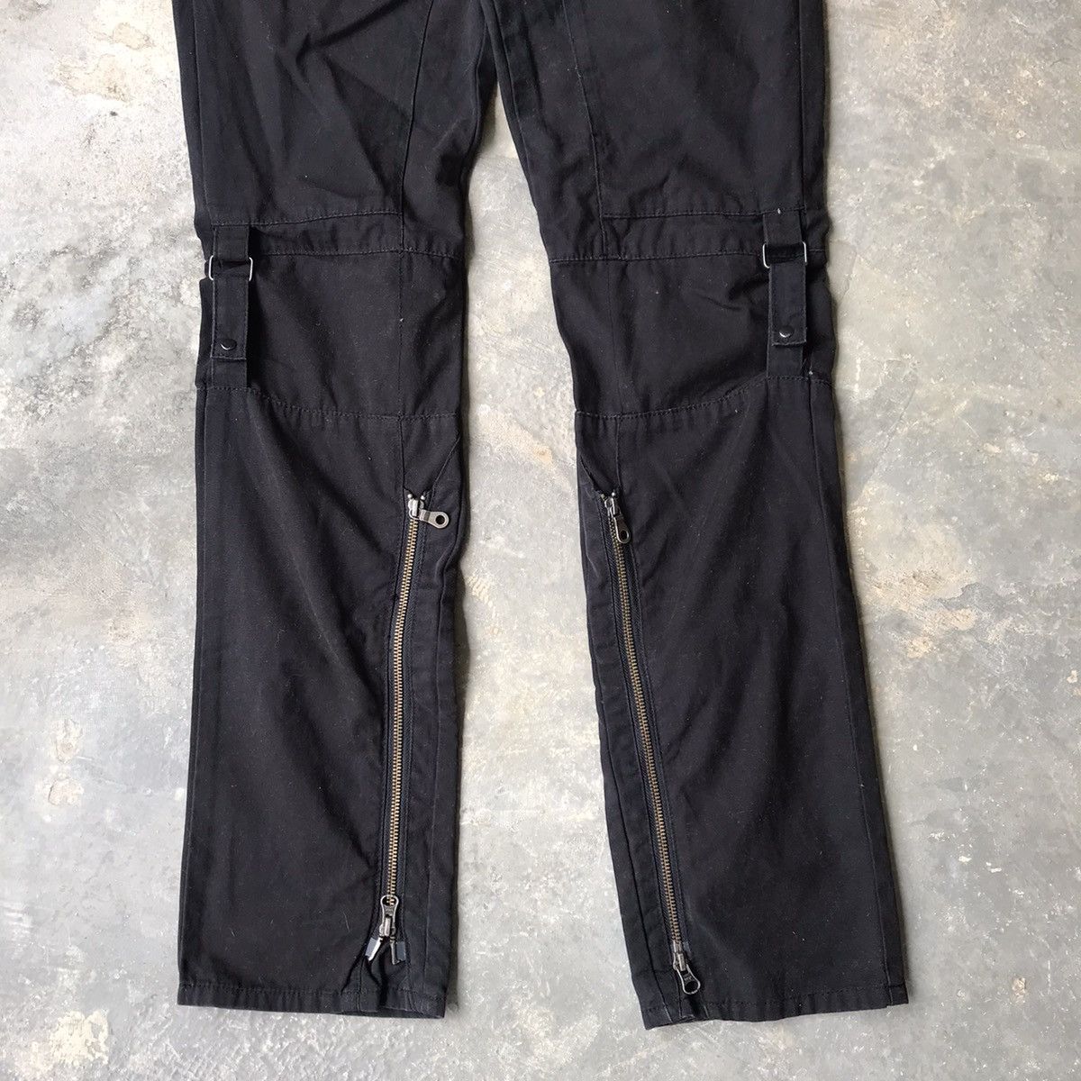 If Six Was Nine × Le Grande Bleu (L.G.B.) × PPFM 🔥RARE🔥PPFM bondage zipper punk pants Size US 33 - 5 Thumbnail