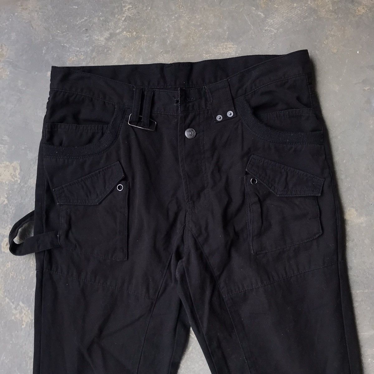 If Six Was Nine × Le Grande Bleu (L.G.B.) × PPFM 🔥RARE🔥PPFM bondage zipper punk pants Size US 33 - 3 Thumbnail