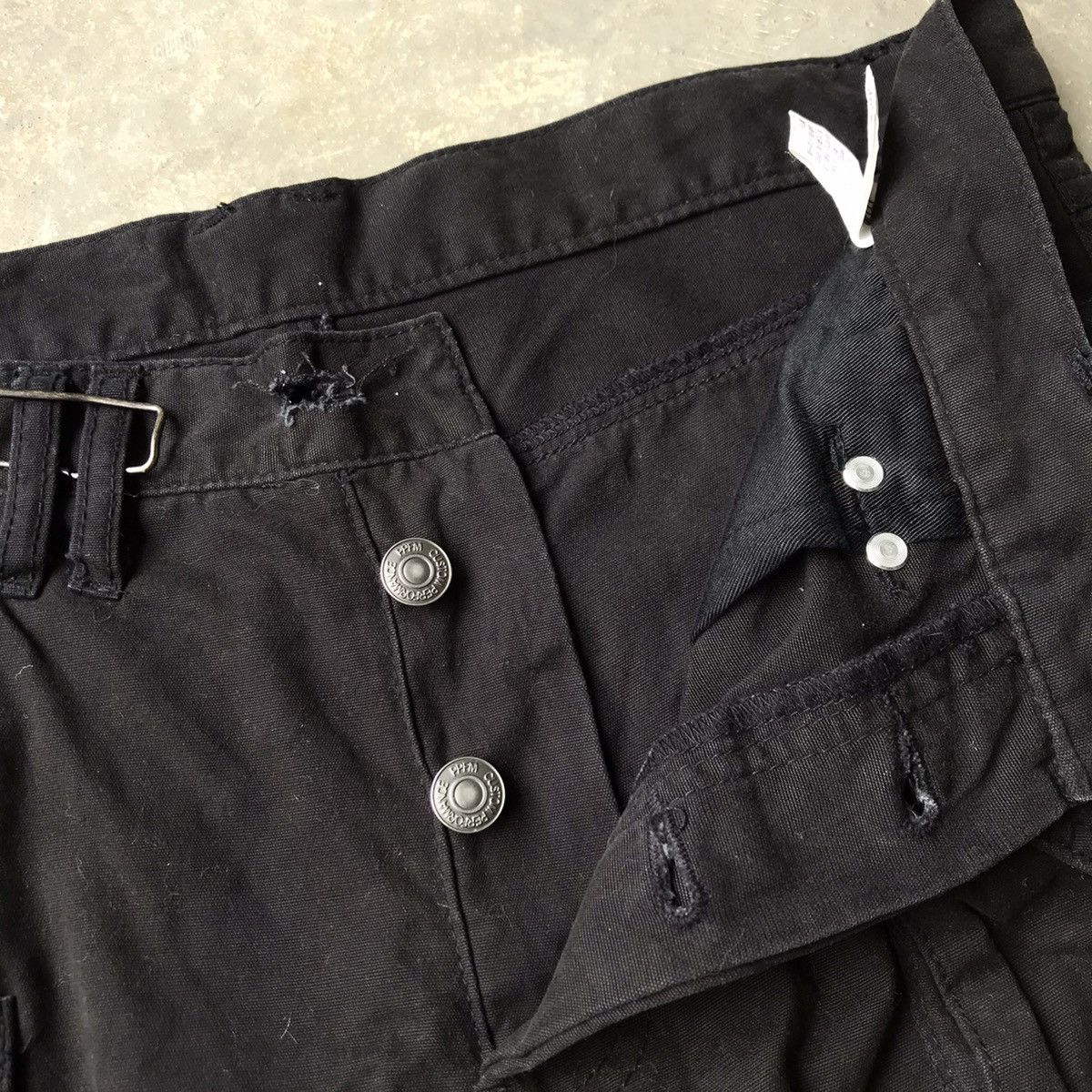 If Six Was Nine × Le Grande Bleu (L.G.B.) × PPFM 🔥RARE🔥PPFM bondage zipper punk pants Size US 33 - 6 Thumbnail