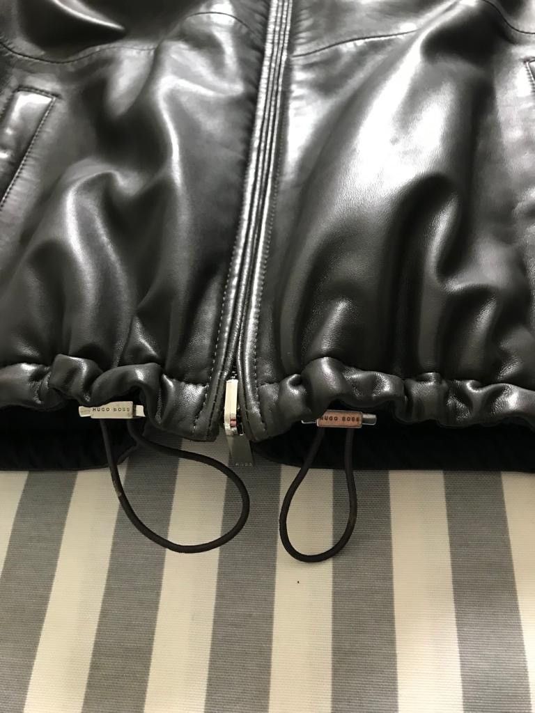 Hugo Boss Hugo Boss Leather Reversible Jacket Size US M / EU 48-50 / 2 - 14 Thumbnail