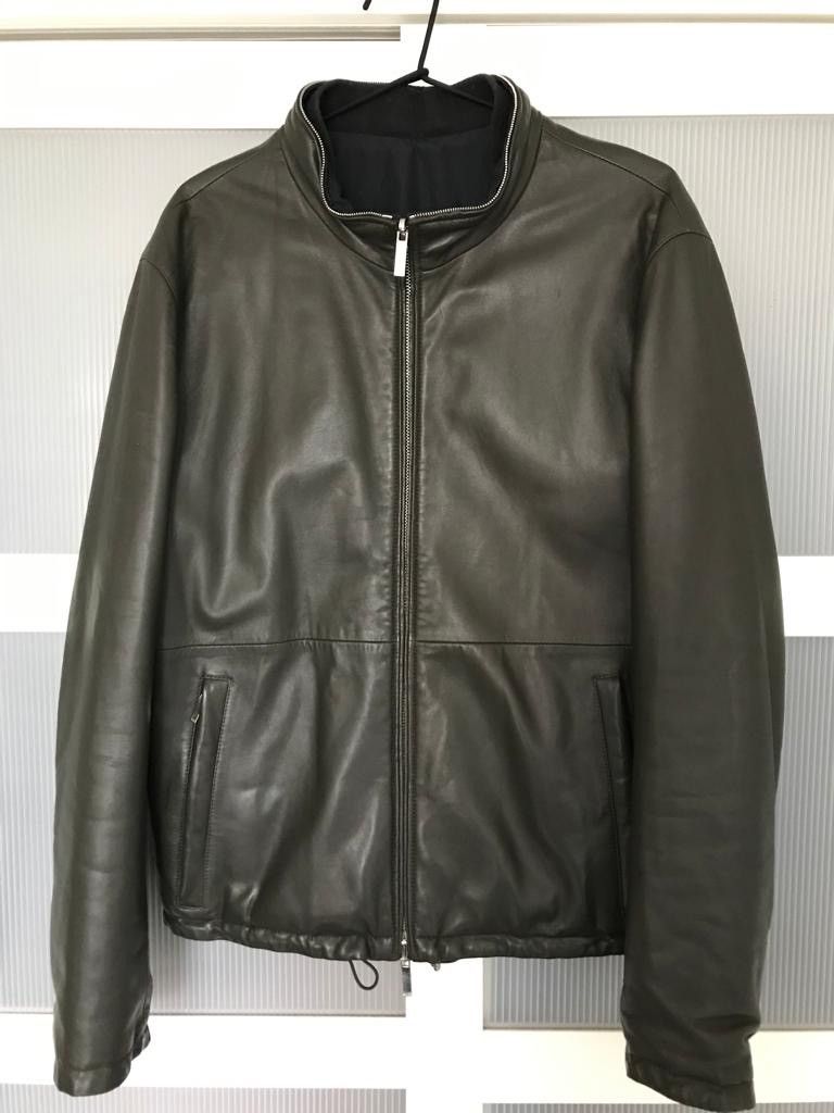 Hugo Boss Hugo Boss Leather Reversible Jacket Size US M / EU 48-50 / 2 - 1 Thumbnail
