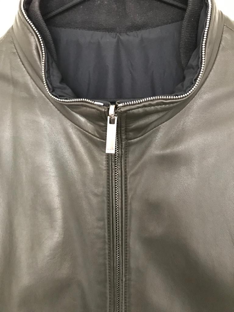 Hugo Boss Hugo Boss Leather Reversible Jacket Size US M / EU 48-50 / 2 - 6 Thumbnail