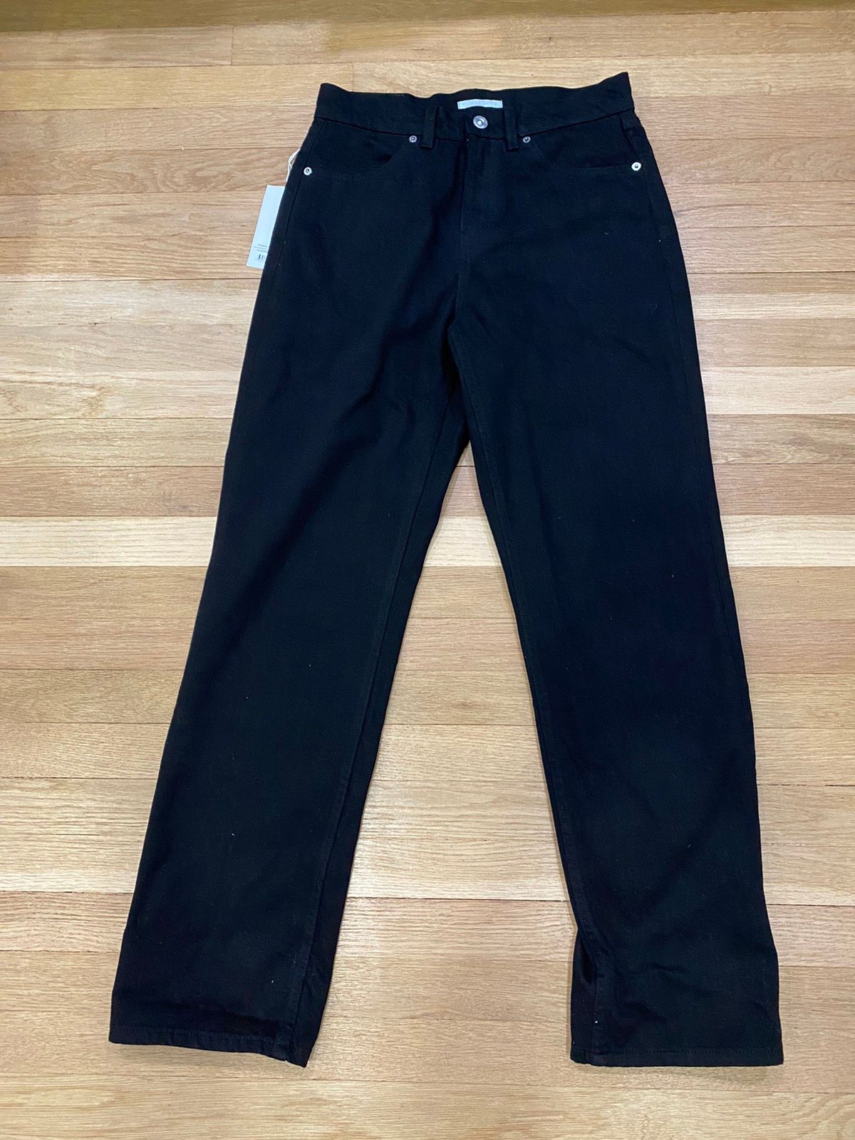Pre-owned Our Legacy X Stussy Our Legacy Work Shop Formal Cut Overdyed Jeans In Black