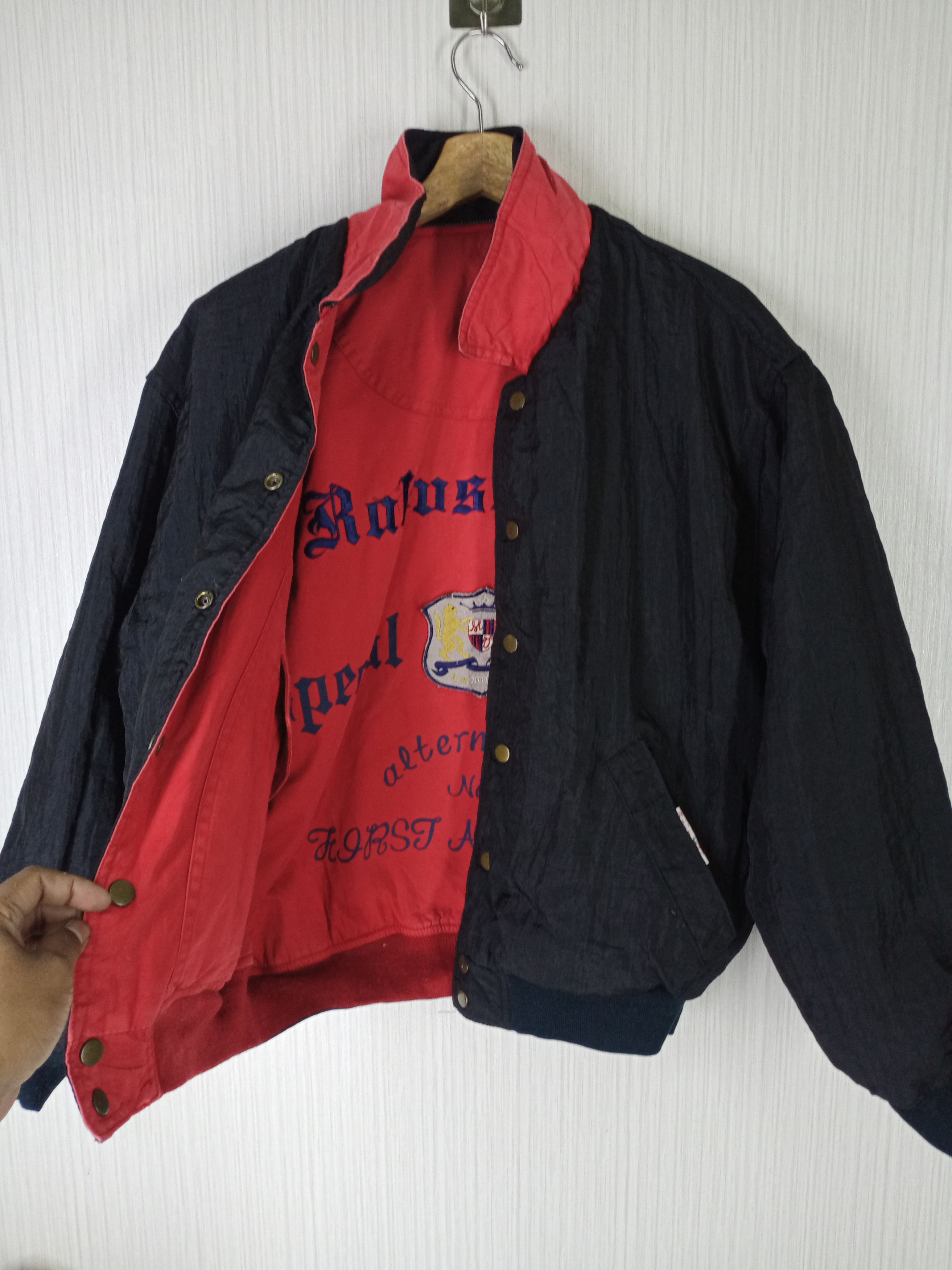 Japanese Brand Vintage Robust Bag Special Member Reversible Bomber Jacket Size US M / EU 48-50 / 2 - 3 Thumbnail