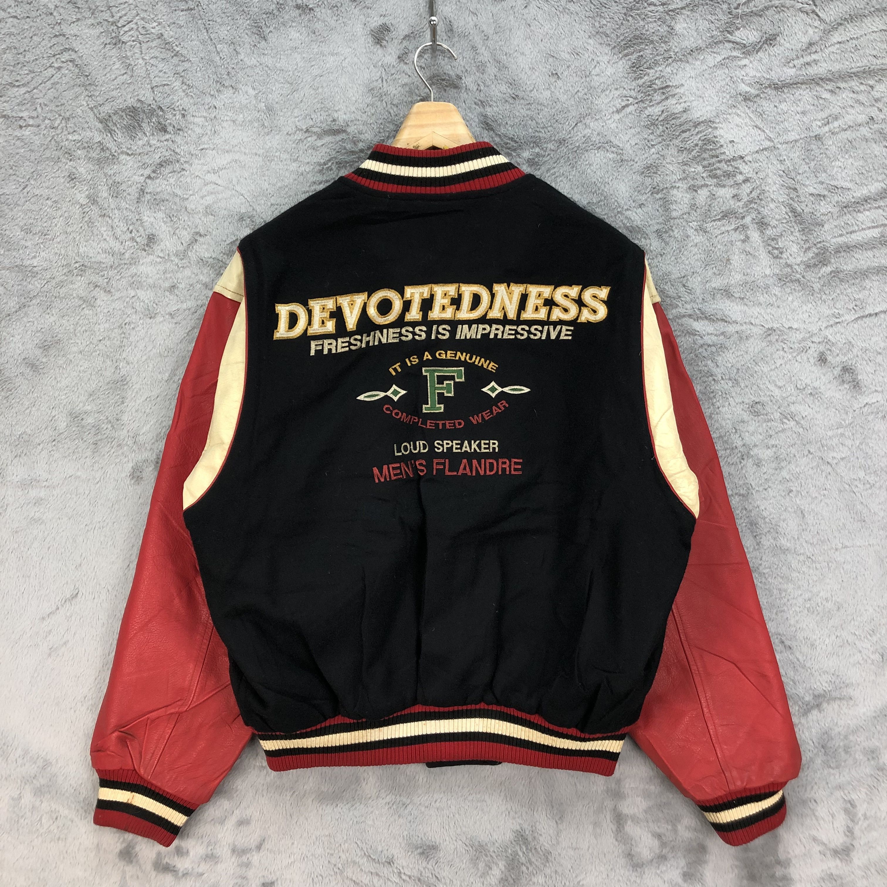 Vintage MEN´S FLANDRE Supreme Power Varsity Jacket #4835-173 Outerwear