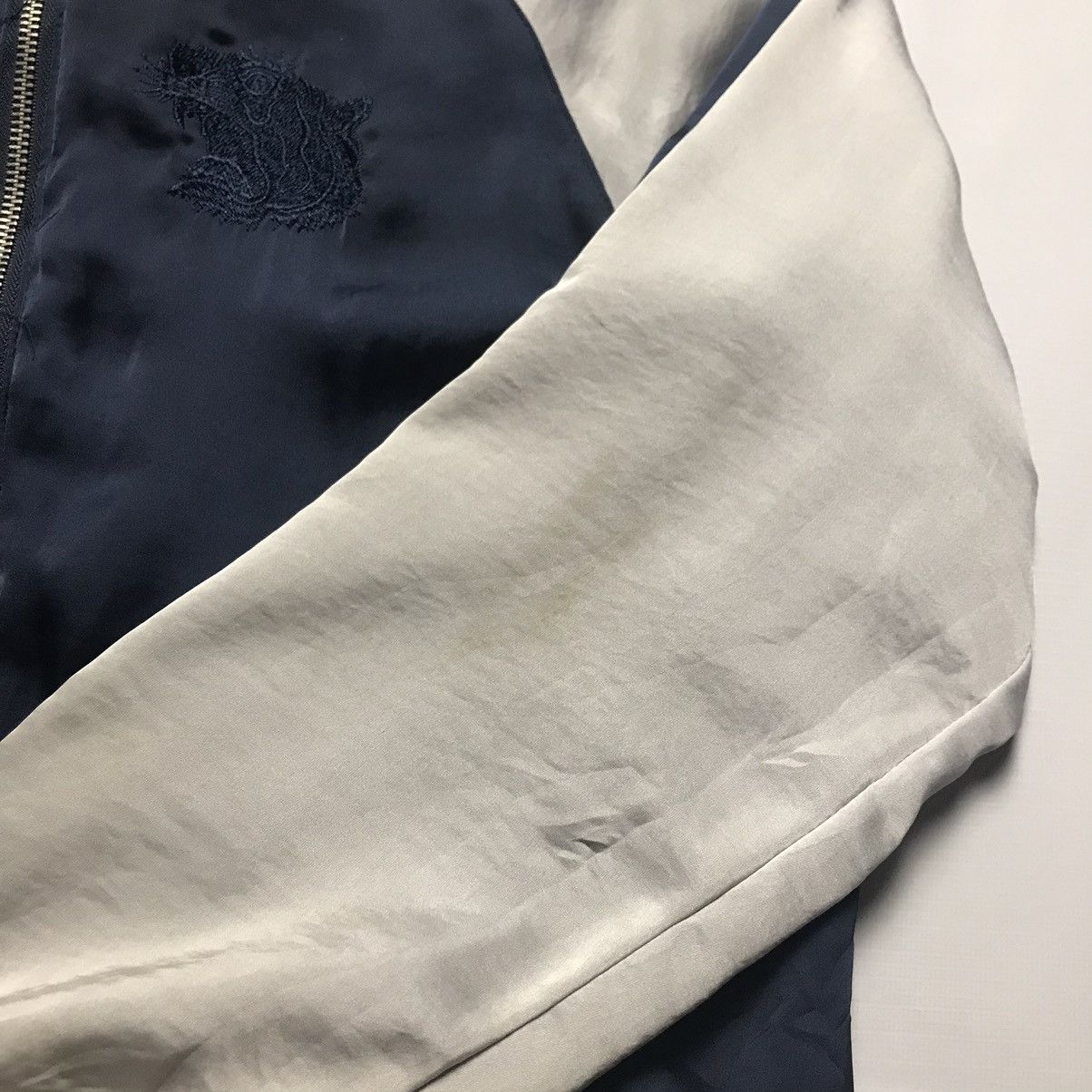 Japanese Brand Retro Girl Sukajan Embroidered Tiger Reversible Jacket Size M / US 6-8 / IT 42-44 - 6 Thumbnail