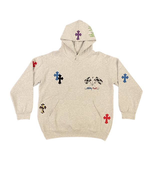 Supply the demand discount chrome hearts hoodie