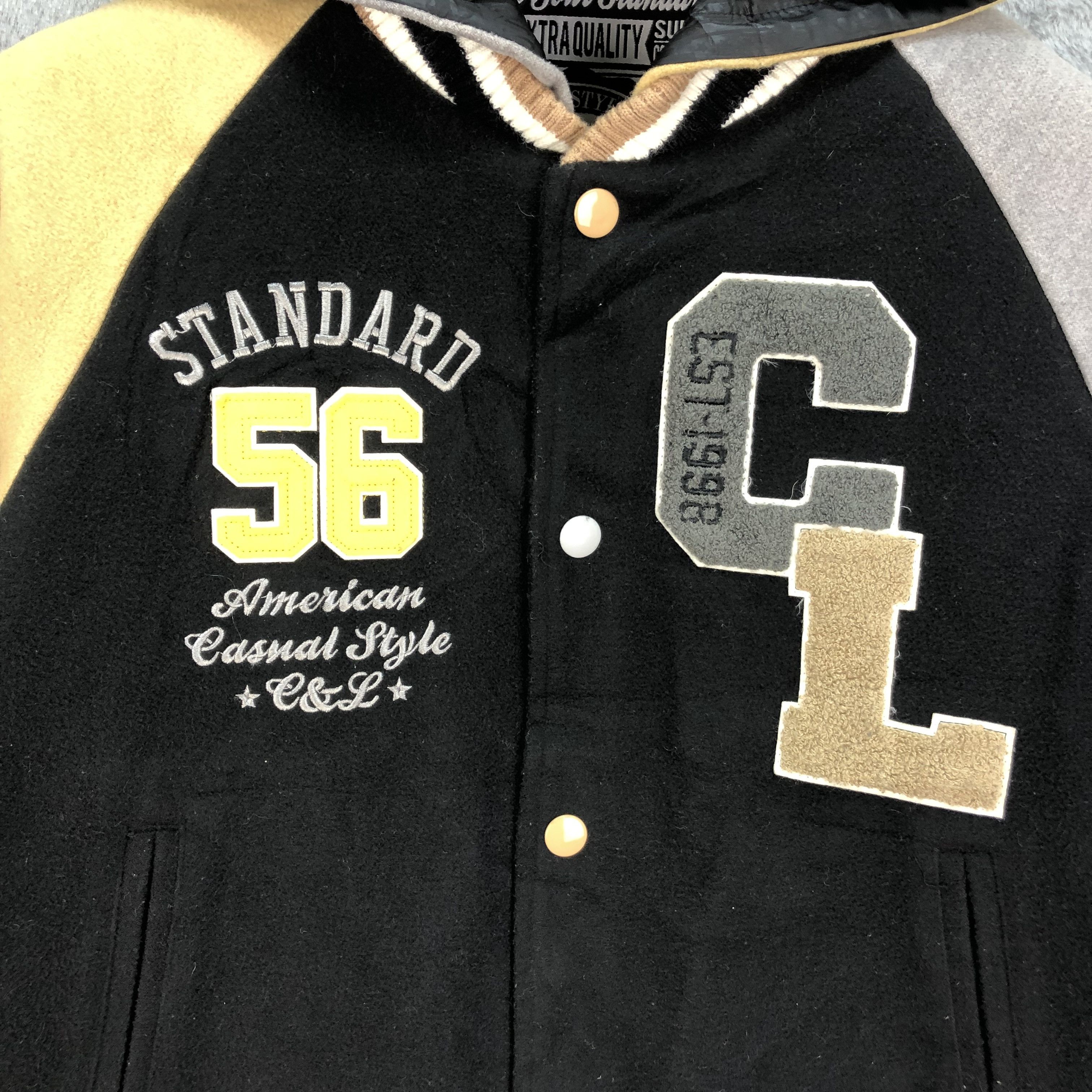 Other COANDLU Big Spell Out Logo Hybrid Varsity Jacket #4913-27 Size US S / EU 44-46 / 1 - 5 Thumbnail