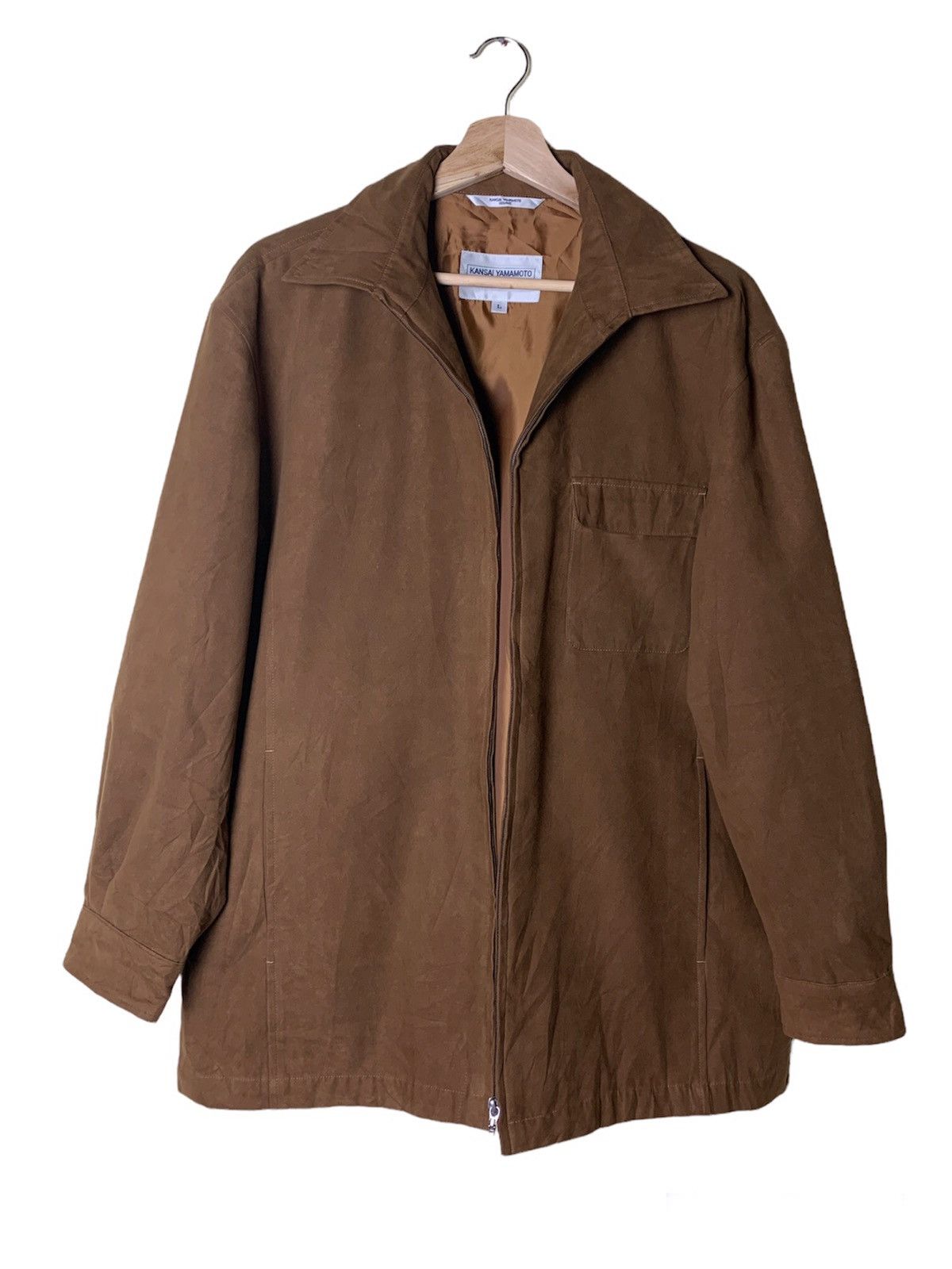 Kansai Yamamoto Kansai Yamamoto Homme Poly Suede Jacket Size US L / EU 52-54 / 3 - 2 Thumbnail