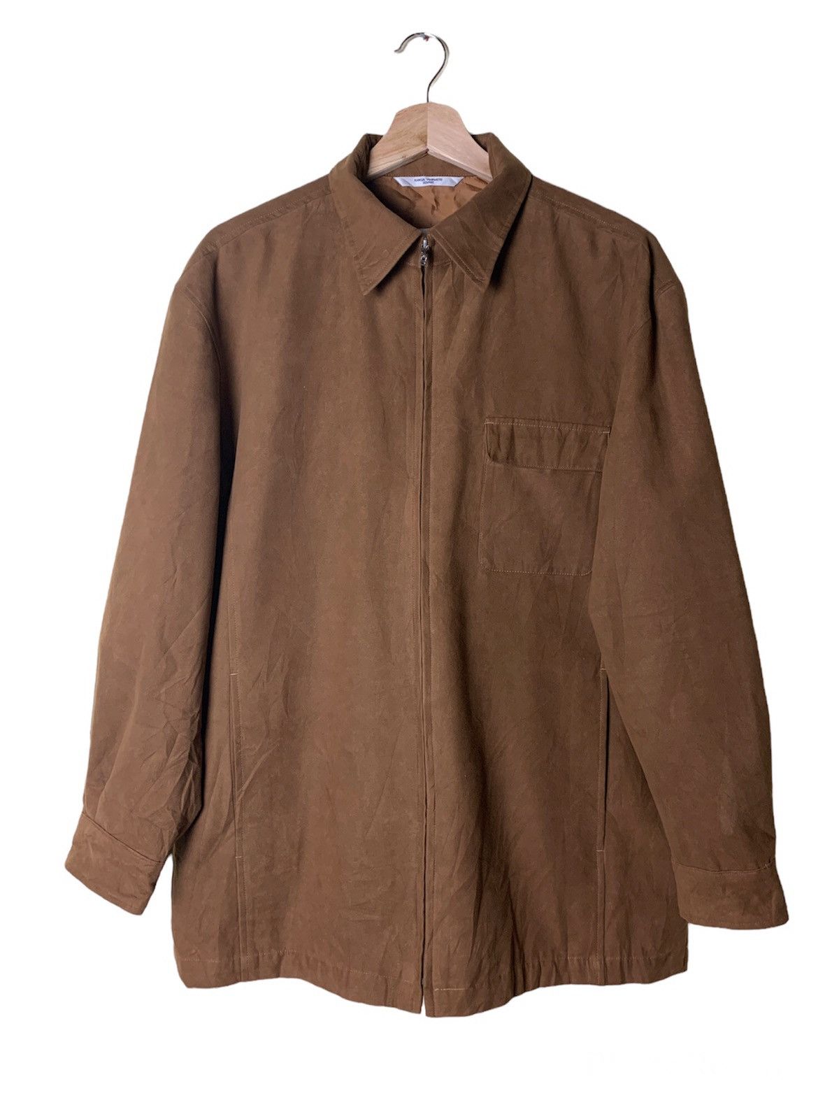 Kansai Yamamoto Kansai Yamamoto Homme Poly Suede Jacket Size US L / EU 52-54 / 3 - 1 Thumbnail