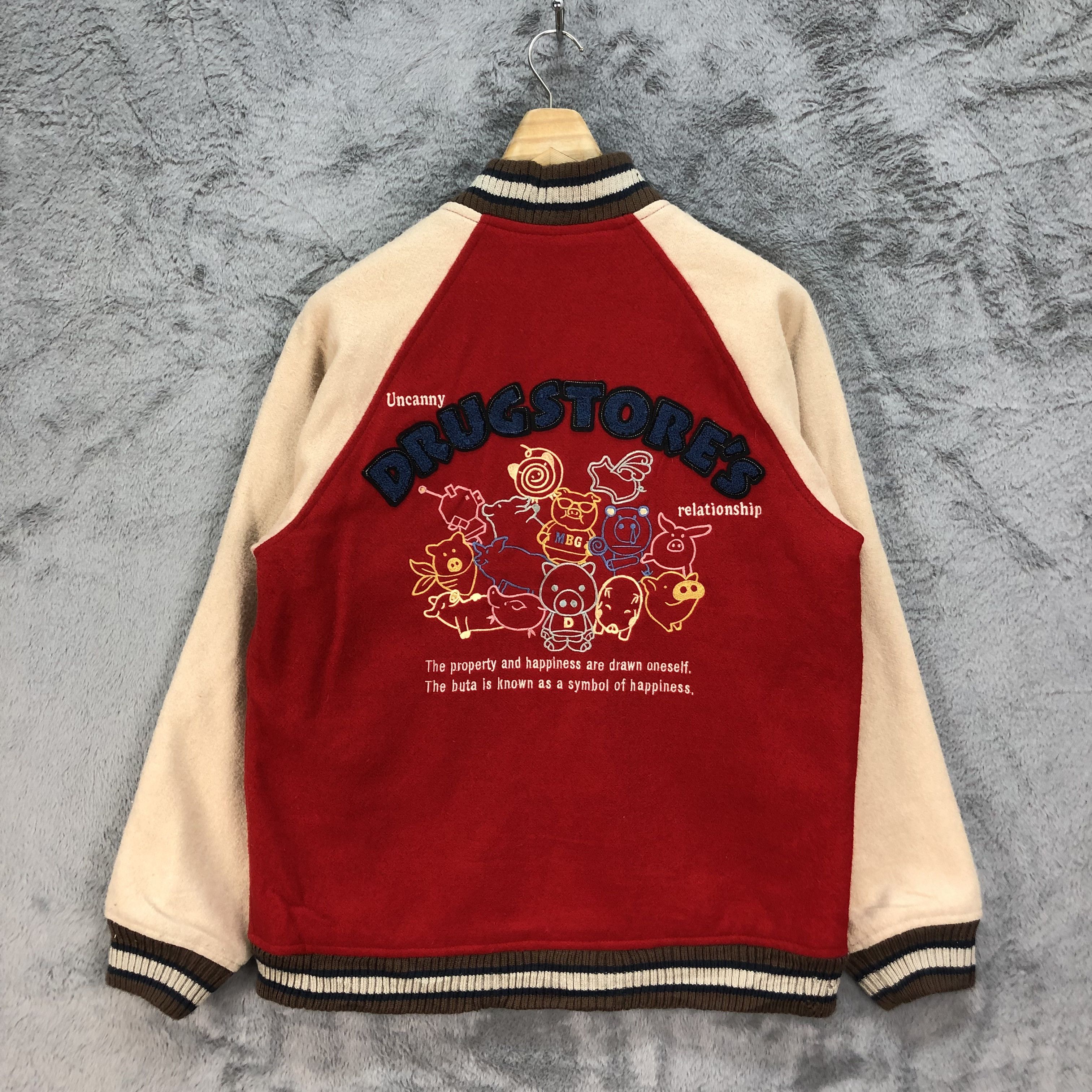 Other DRUG STORE'S Uncanny Relationship Varsity Jacket #4802-171 Size US M / EU 48-50 / 2 - 1 Thumbnail
