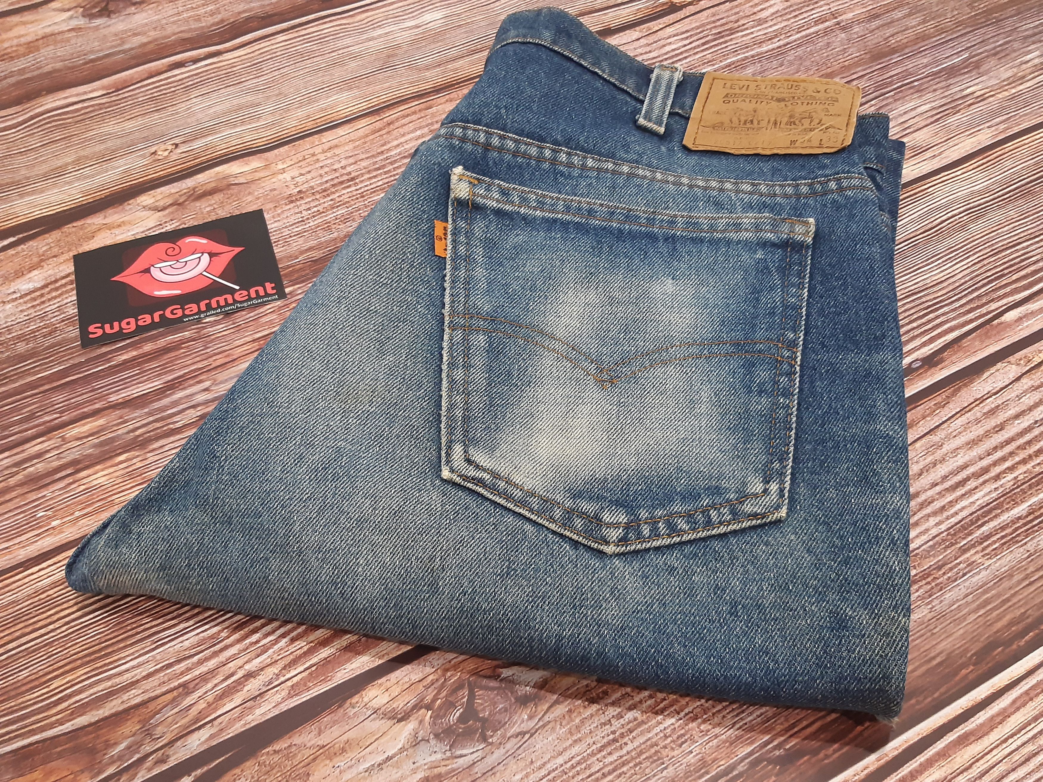 Levi's Levis 517 Jeans Bootcut Orange Tab USA Vintage Size US 34 / EU 50 - 23 Thumbnail