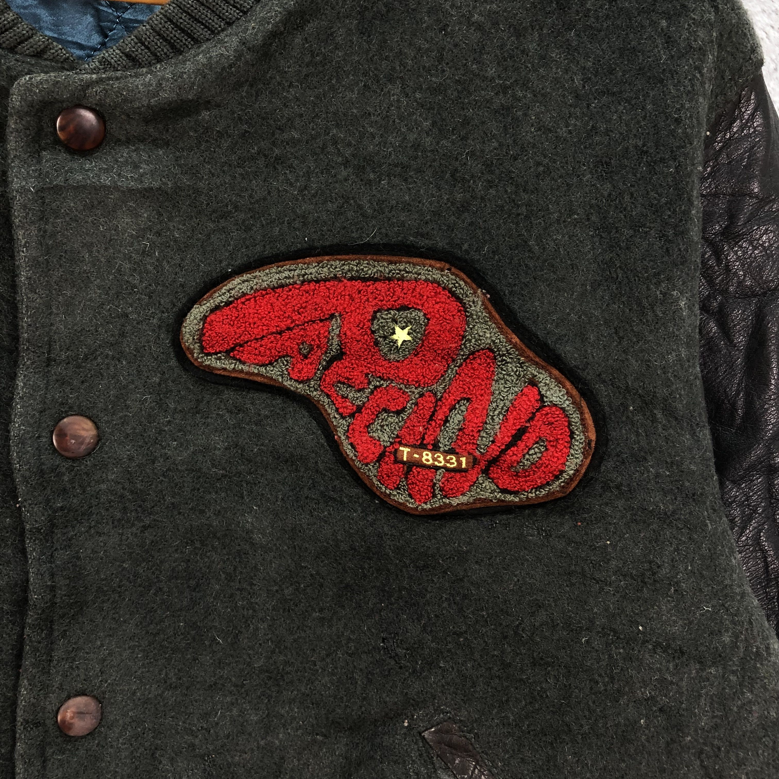 Other Vintage PACCINO Wool Leather Varsity Jacket #4801-170 Size US M / EU 48-50 / 2 - 3 Thumbnail