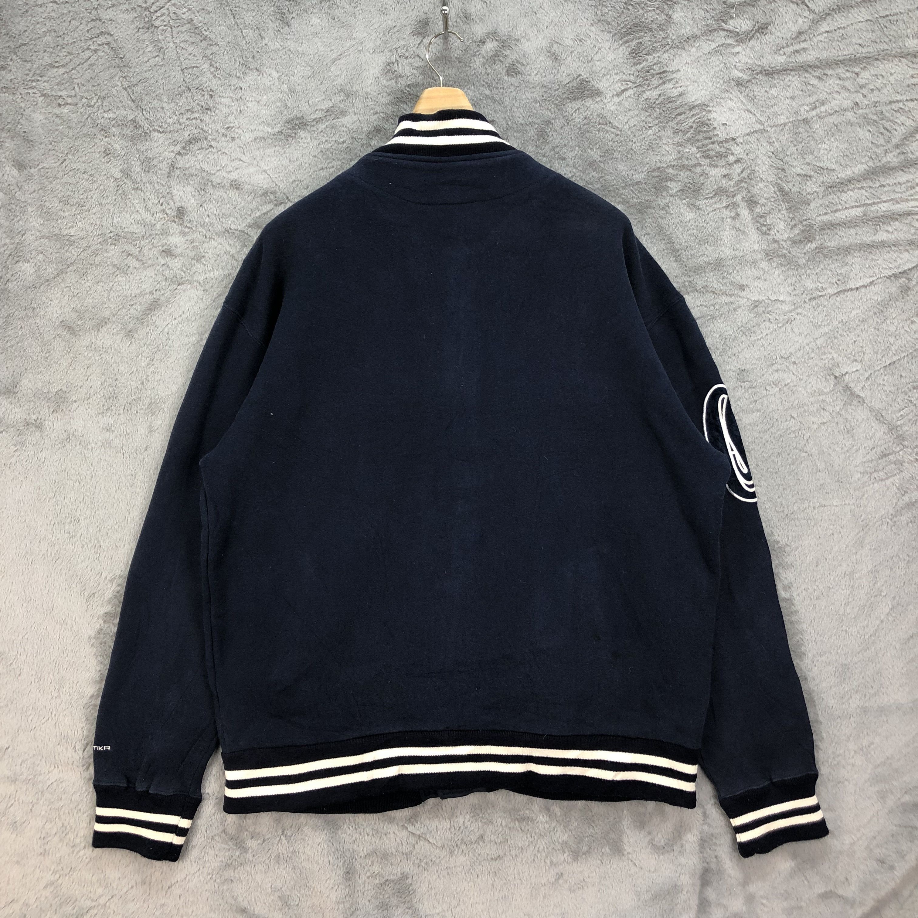 Japanese Brand GALACTIKA Big Logo Varsity Jacket #4800-170 Size US XL / EU 56 / 4 - 16 Thumbnail