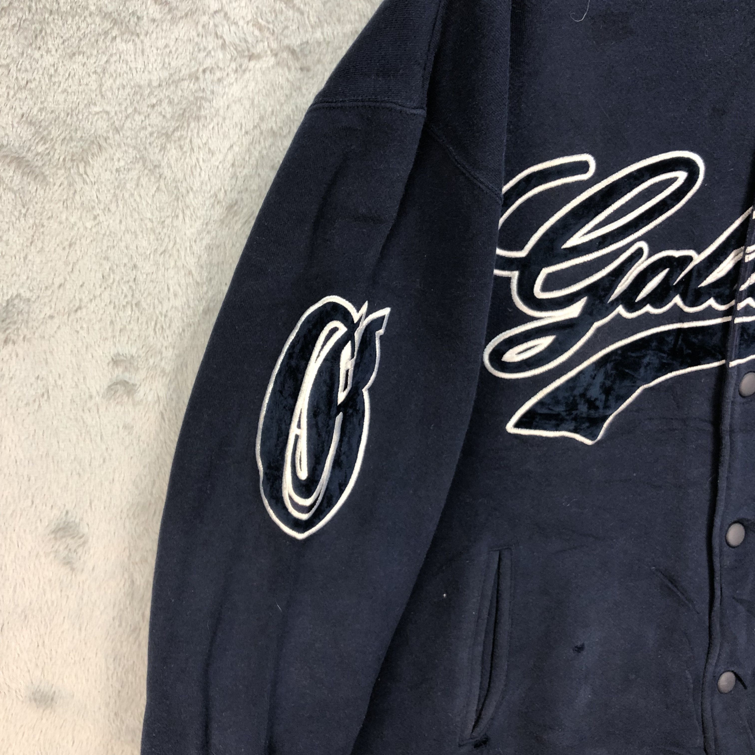 Japanese Brand GALACTIKA Big Logo Varsity Jacket #4800-170 Size US XL / EU 56 / 4 - 8 Thumbnail