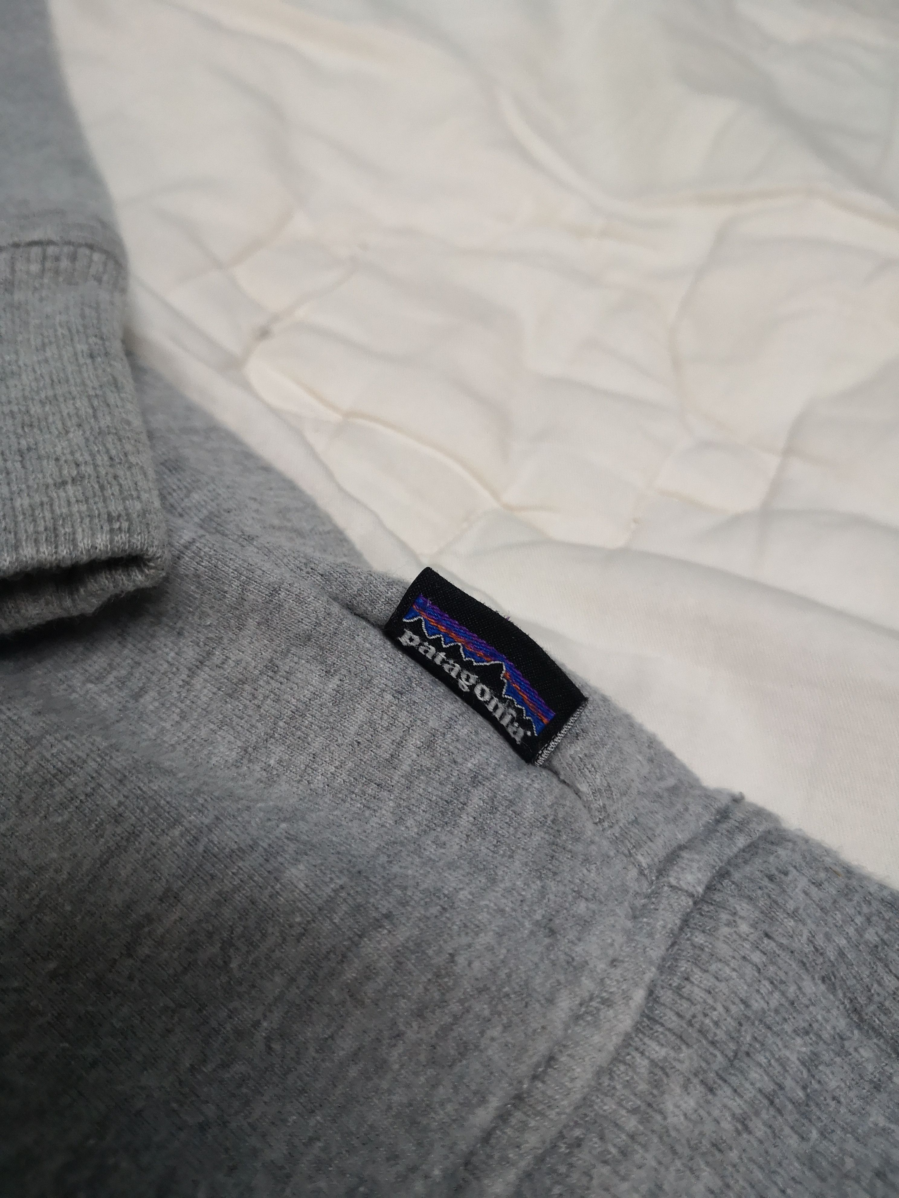 Patagonia 🔥VINTAGE PATAGONIA GREY SWEATSHIRT Size US L / EU 52-54 / 3 - 3 Thumbnail