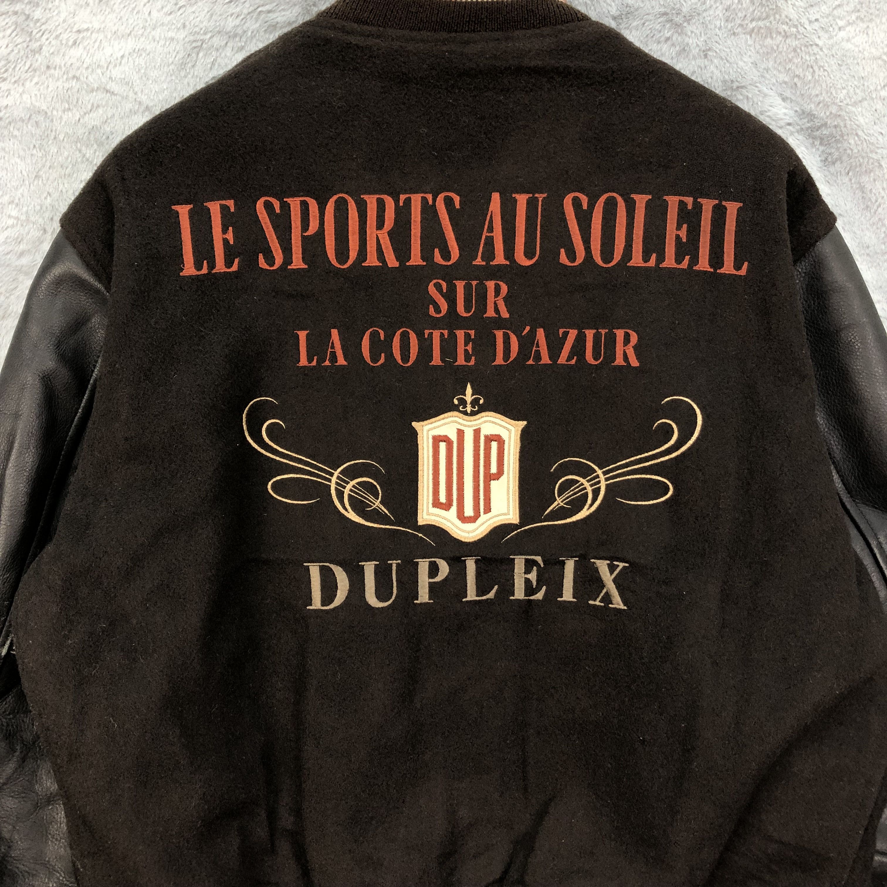 Japanese Brand DUPLEIX SPORTIVE HEROS Wool Leather Varsity Jacket #4909-27 Size US L / EU 52-54 / 3 - 2 Thumbnail