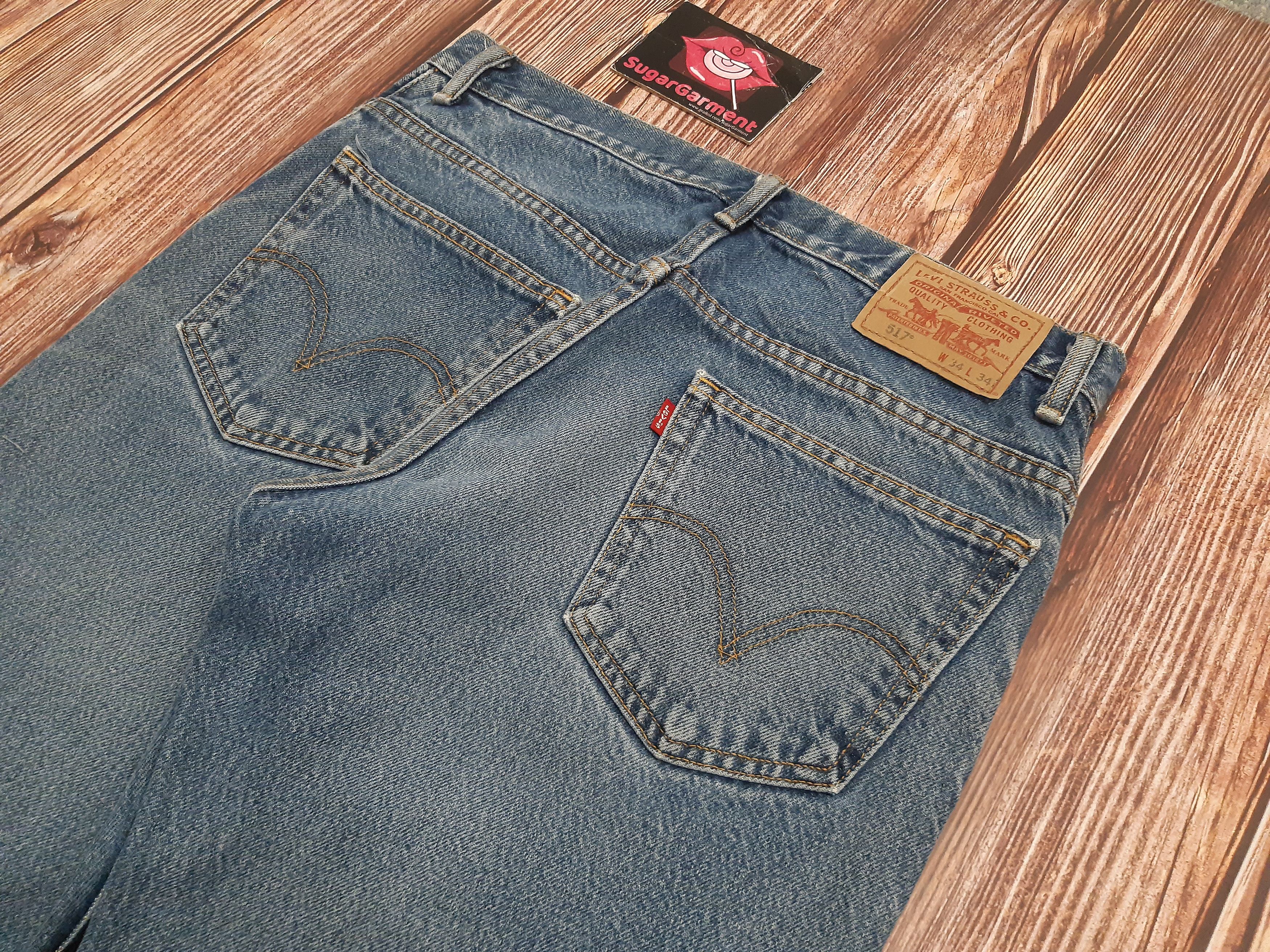 Levi's Levis 517 Jeans Bootcut Flare Vintage Size US 34 / EU 50 - 9 Thumbnail