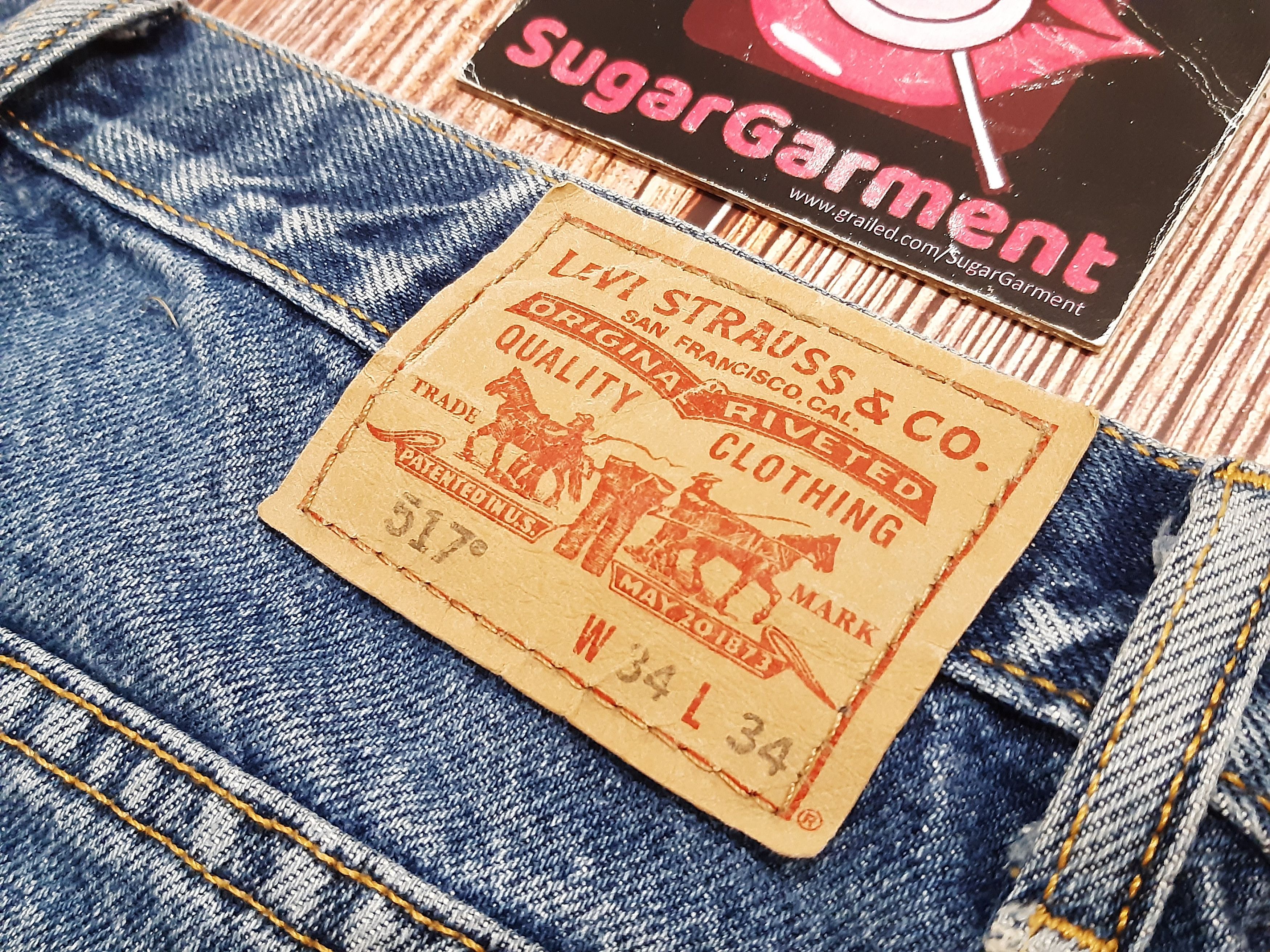 Levi's Levis 517 Jeans Bootcut Flare Vintage Size US 34 / EU 50 - 11 Thumbnail