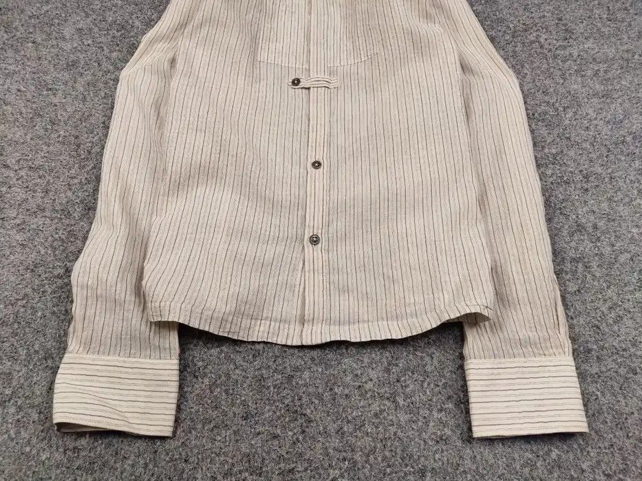 Messagerie Mesagerie Design Cotton Striped beige button Men's Shirt Size US S / EU 44-46 / 1 - 4 Thumbnail