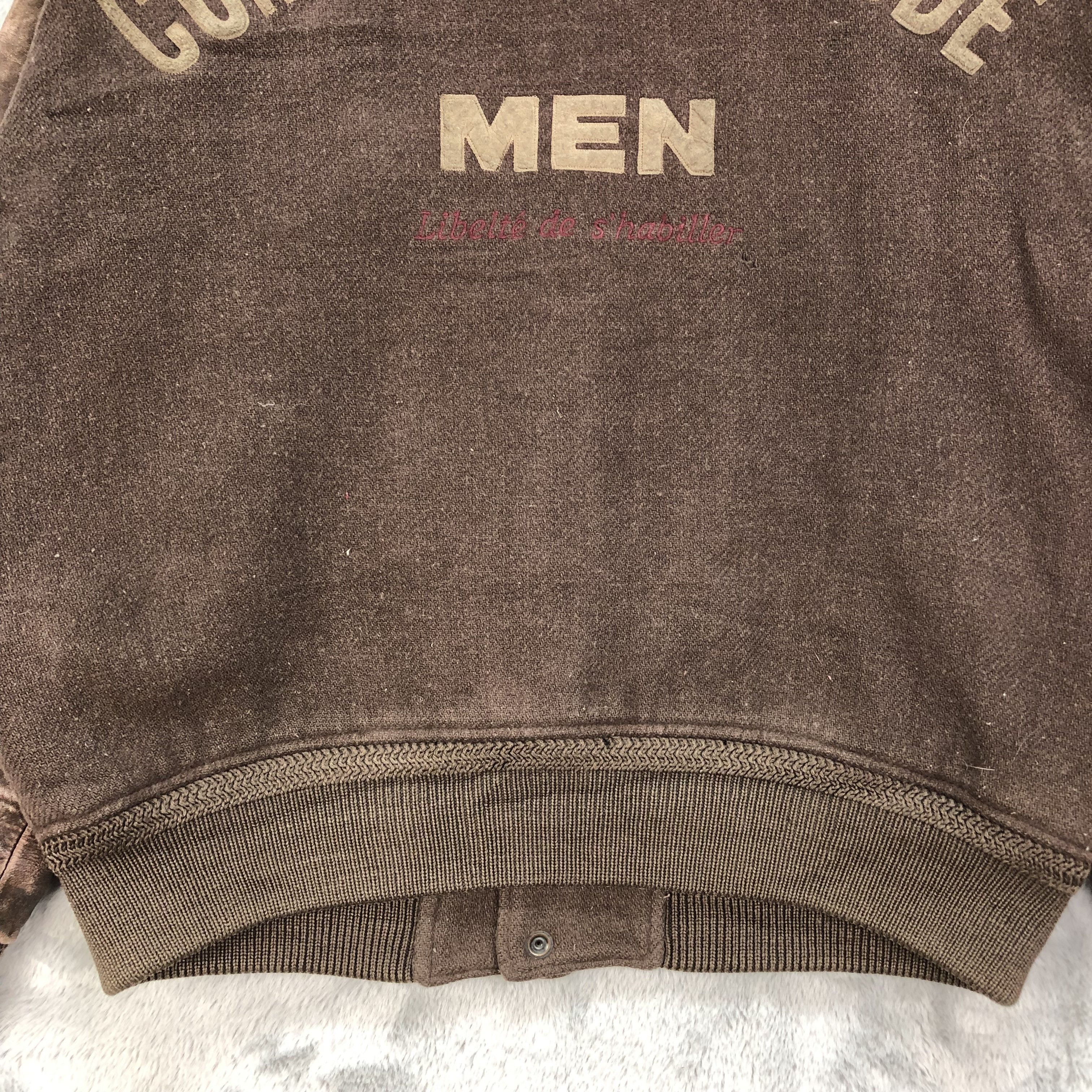 Other COMME CA DU MODE MEN Back Big Logo Varsity Jacket #4848-174 Size US L / EU 52-54 / 3 - 5 Thumbnail