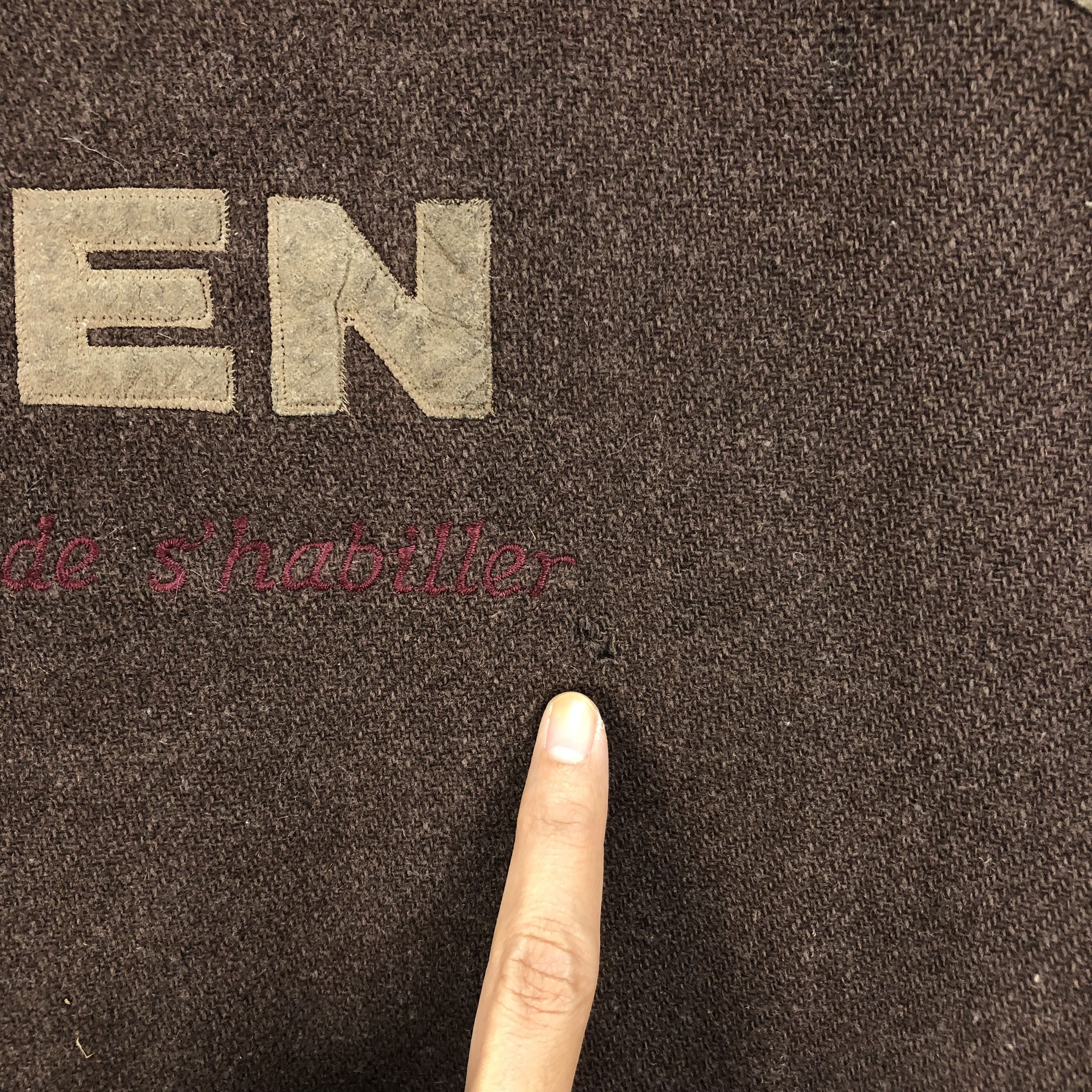 Other COMME CA DU MODE MEN Back Big Logo Varsity Jacket #4848-174 Size US L / EU 52-54 / 3 - 4 Thumbnail
