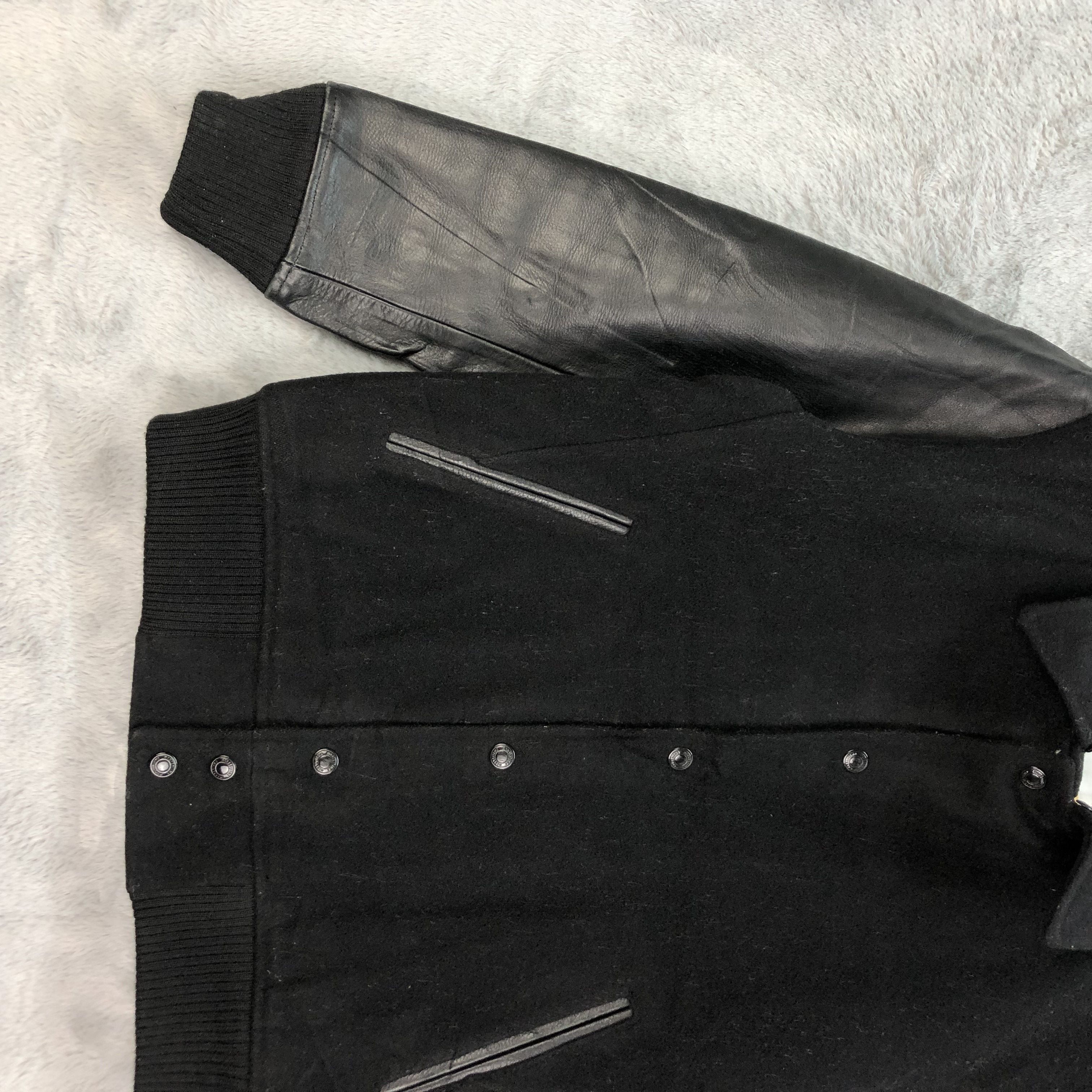 Japanese Brand Monkey Time Wool Collared Varsity Jacket #4887-31 Size US S / EU 44-46 / 1 - 4 Thumbnail