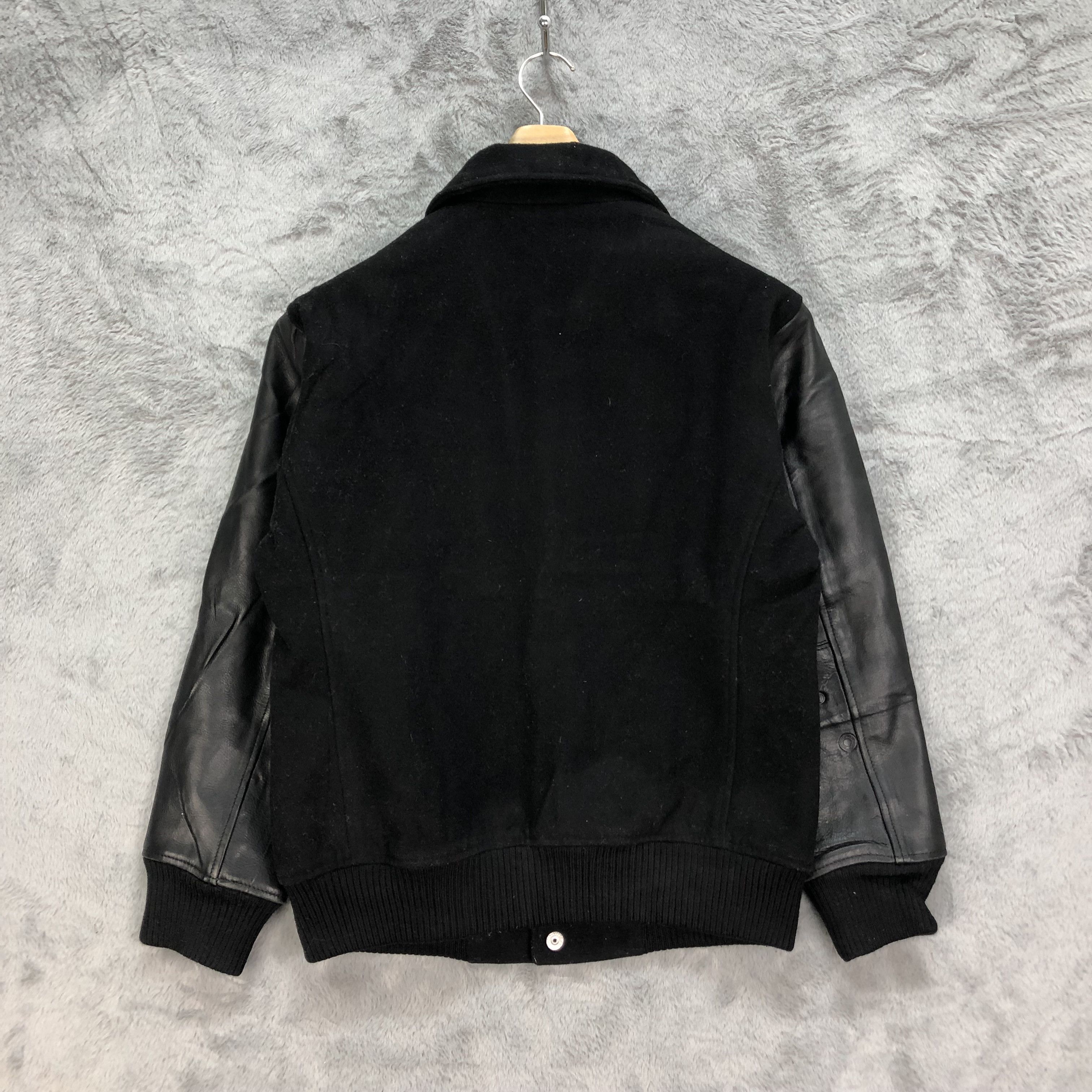 Japanese Brand Monkey Time Wool Collared Varsity Jacket #4887-31 Size US S / EU 44-46 / 1 - 9 Thumbnail