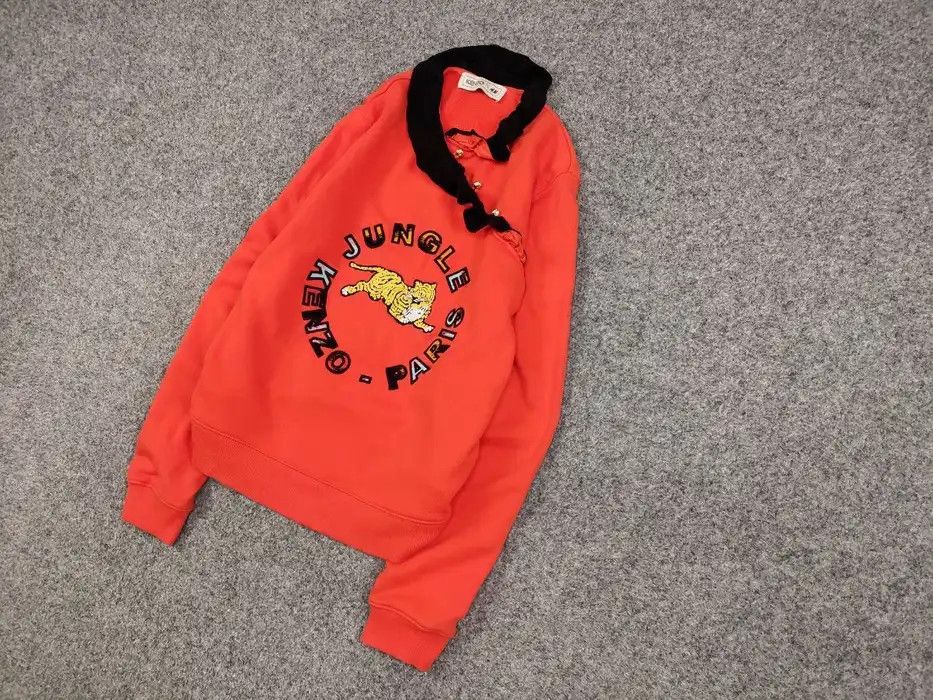 Kenzo Kenzo Jungle Paris x H&M women’s big logo Orange Sweatshirt Size M / US 6-8 / IT 42-44 - 3 Thumbnail