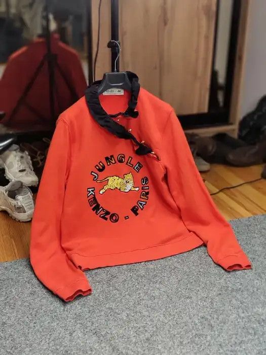 Kenzo Kenzo Jungle Paris x H&M women’s big logo Orange Sweatshirt Size M / US 6-8 / IT 42-44 - 10 Thumbnail