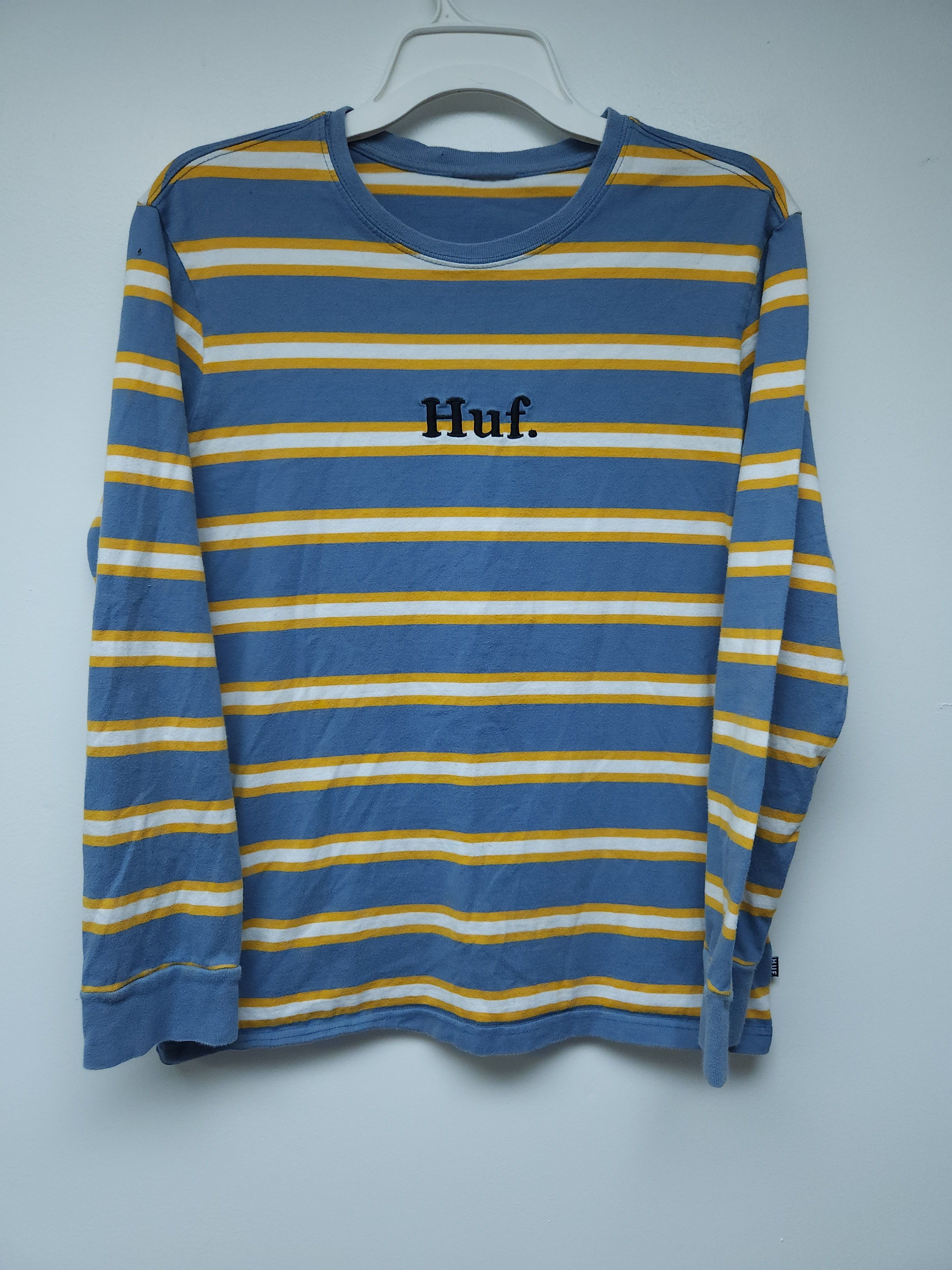 Huf Huf Long-Sleeve Striped T-Shirt Size US S / EU 44-46 / 1 - 1 Thumbnail