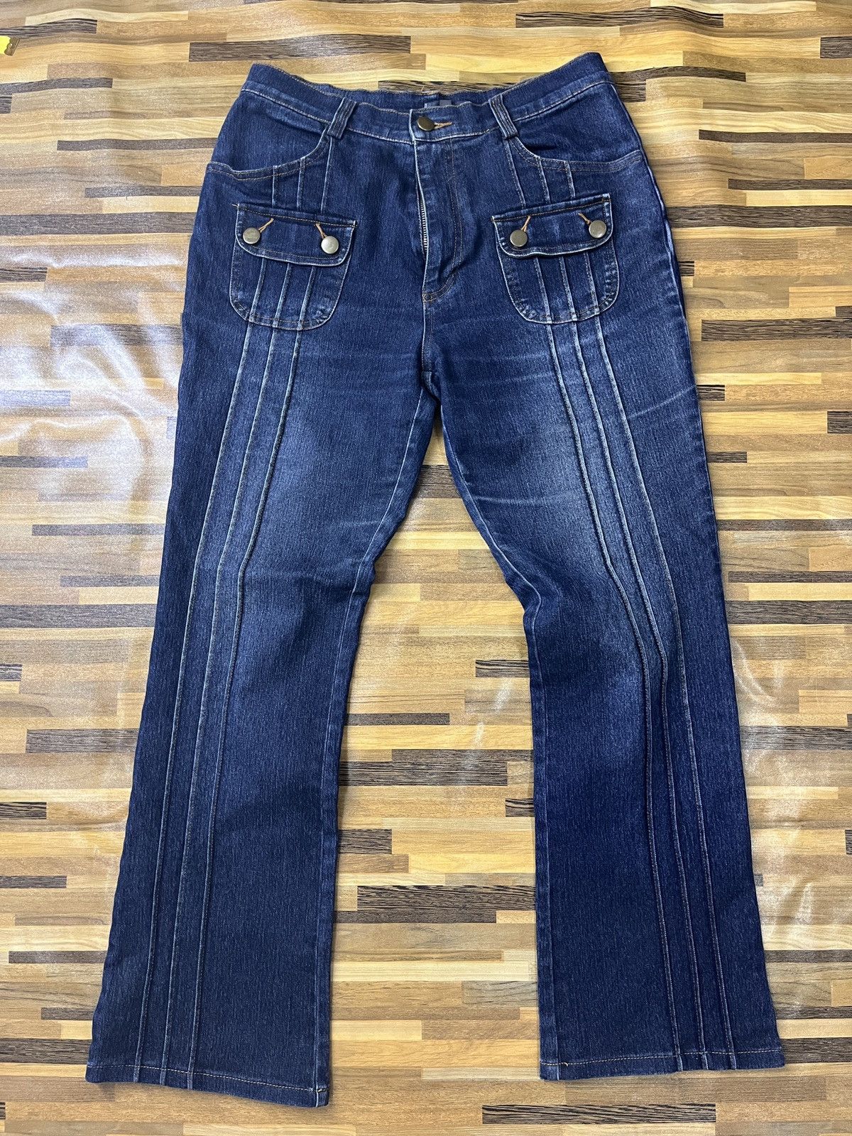 Japanese Brand Trust Club Indigo Bush Pants Denim Japanese Brand Size US 28 / EU 44 - 13 Thumbnail
