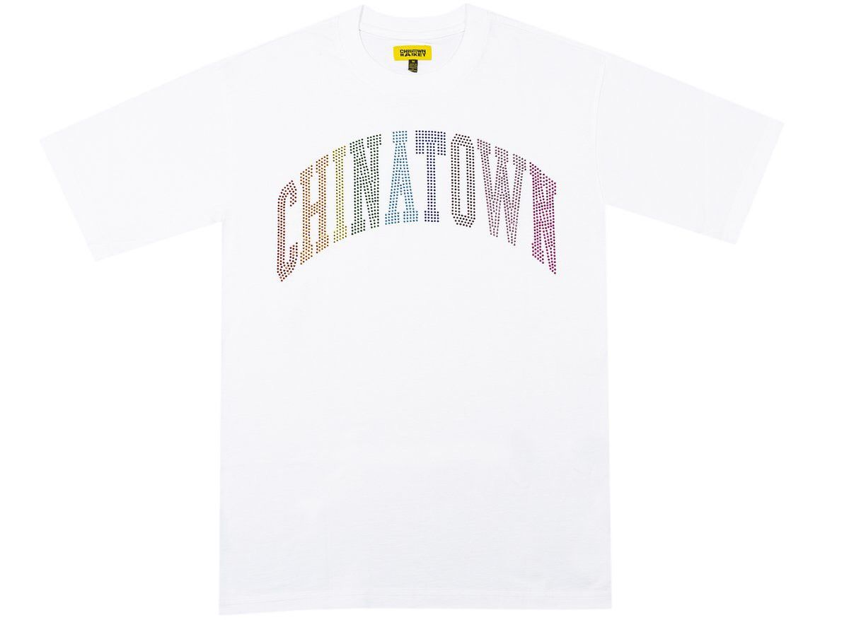 Market RAINBOW RHINESTONE ARC TEE Size US S / EU 44-46 / 1 - 1 Thumbnail