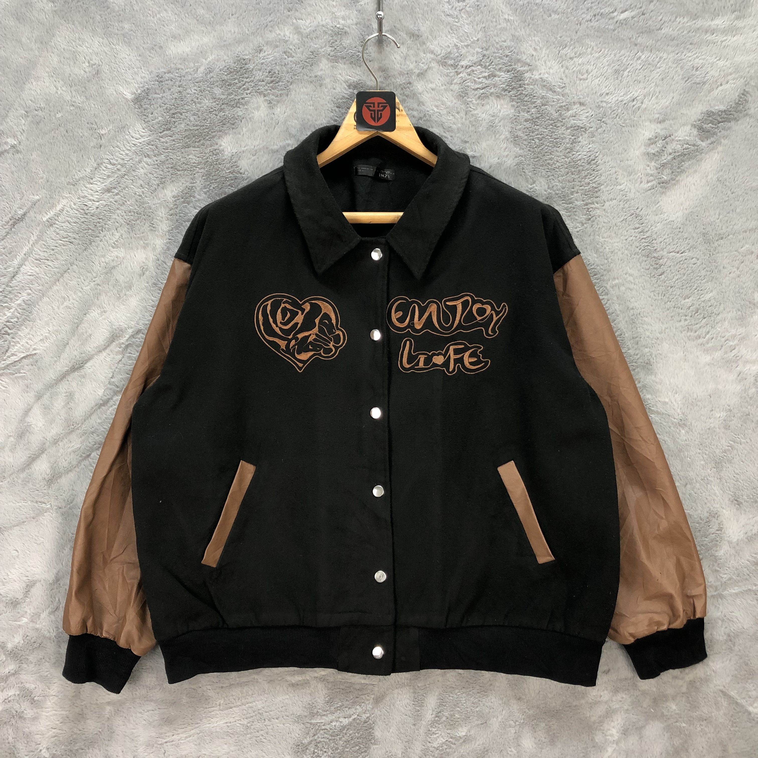 【PRADA SPORT】elbow patch zip jacket Prada Sport Black Wool Zip Sweater Grey Elbow Patches Pockets Size