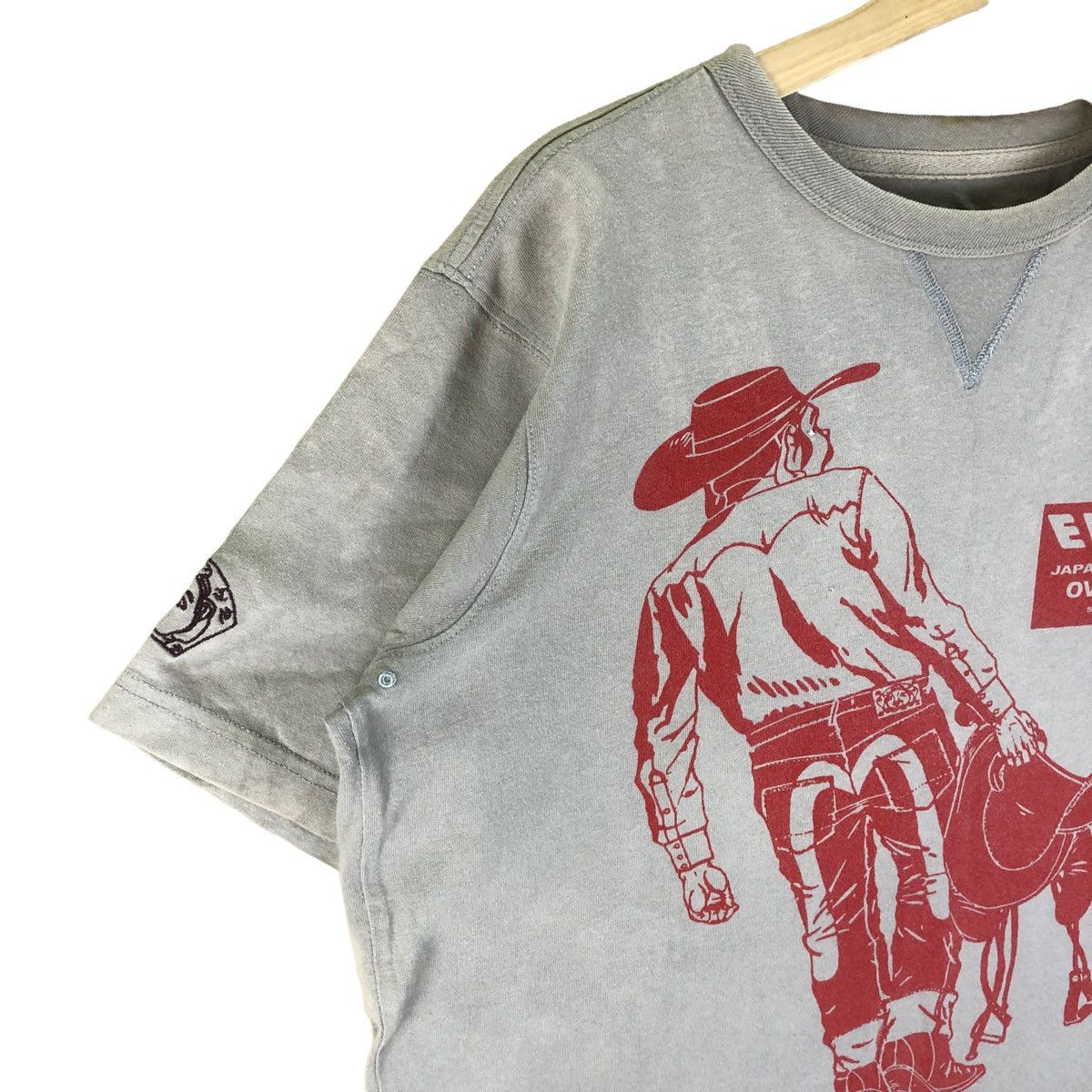 Evisu × Japanese Brand × Vintage Vintage Evisu Japanese Brand Big Print Tshirt Size US L / EU 52-54 / 3 - 6 Thumbnail