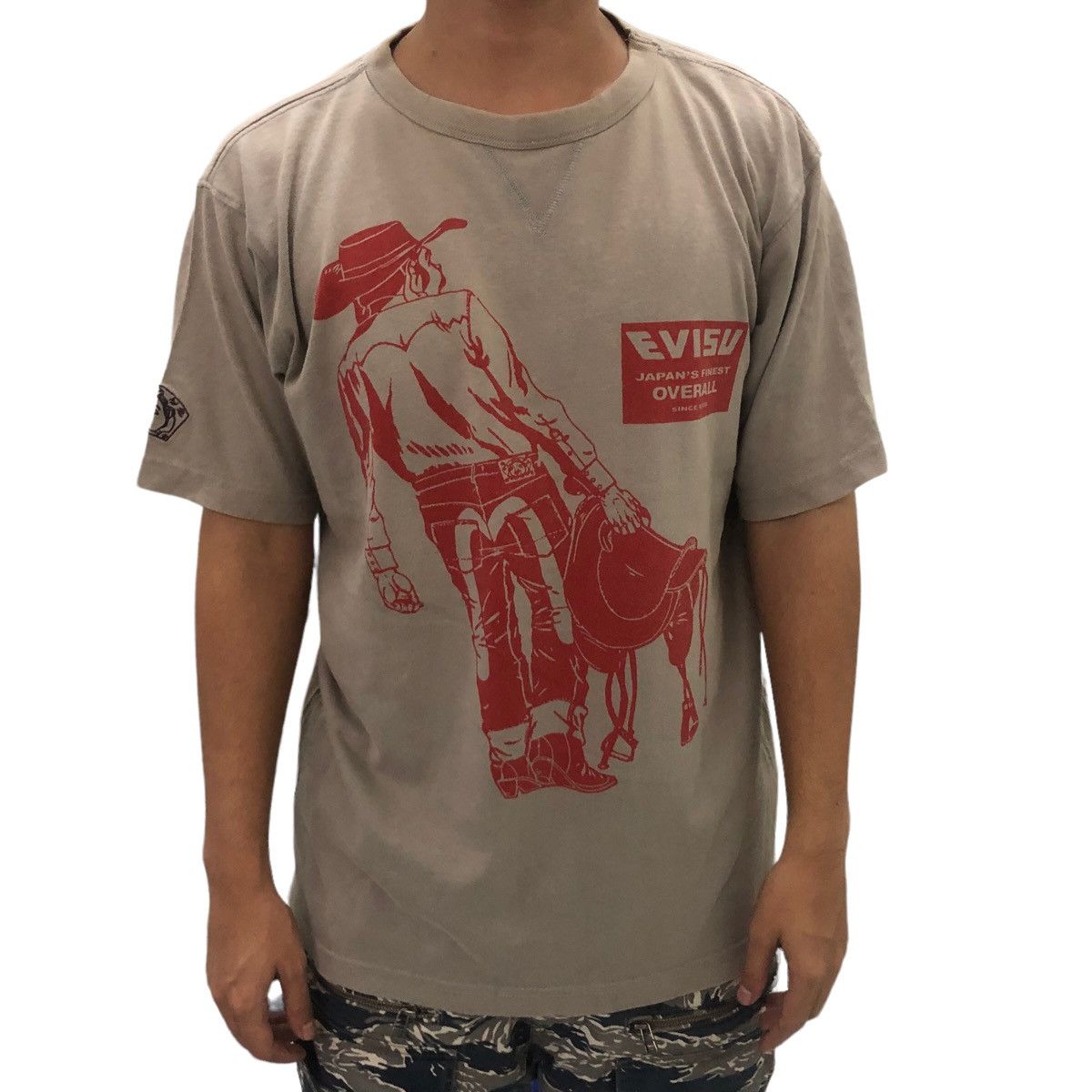 Evisu × Japanese Brand × Vintage Vintage Evisu Japanese Brand Big Print Tshirt Size US L / EU 52-54 / 3 - 1 Thumbnail