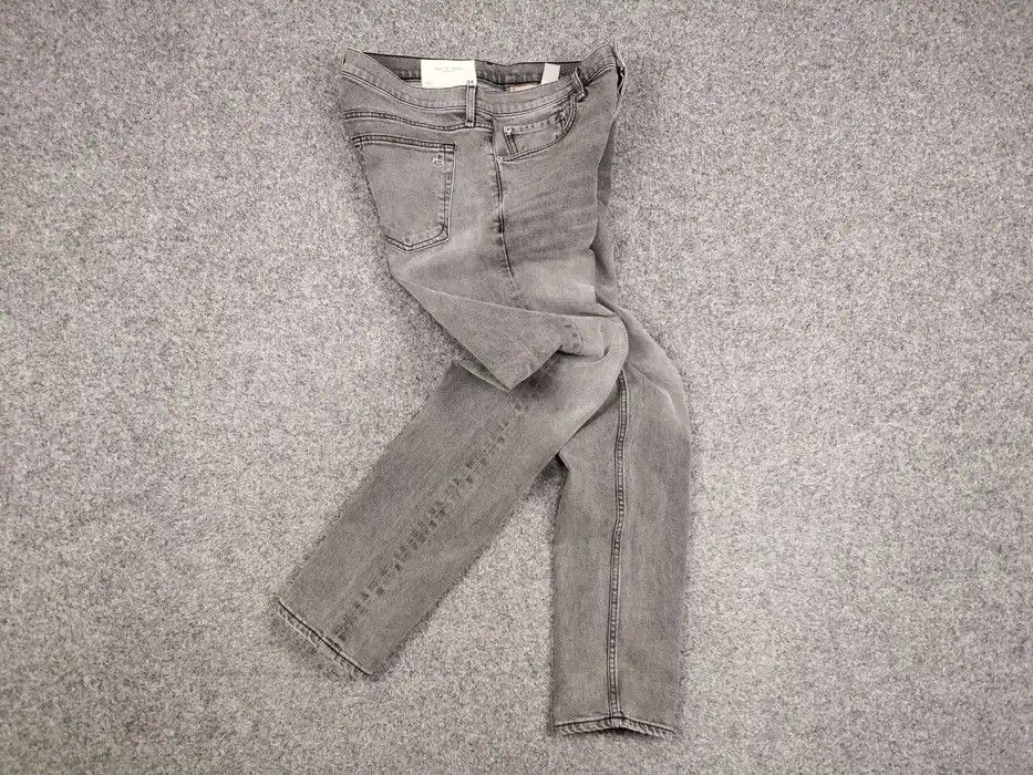 Rag & Bone Rag and Bone USA modele Gray Men's Fit 2 Slim Denim Jeans Size US 34 / EU 50 - 7 Thumbnail