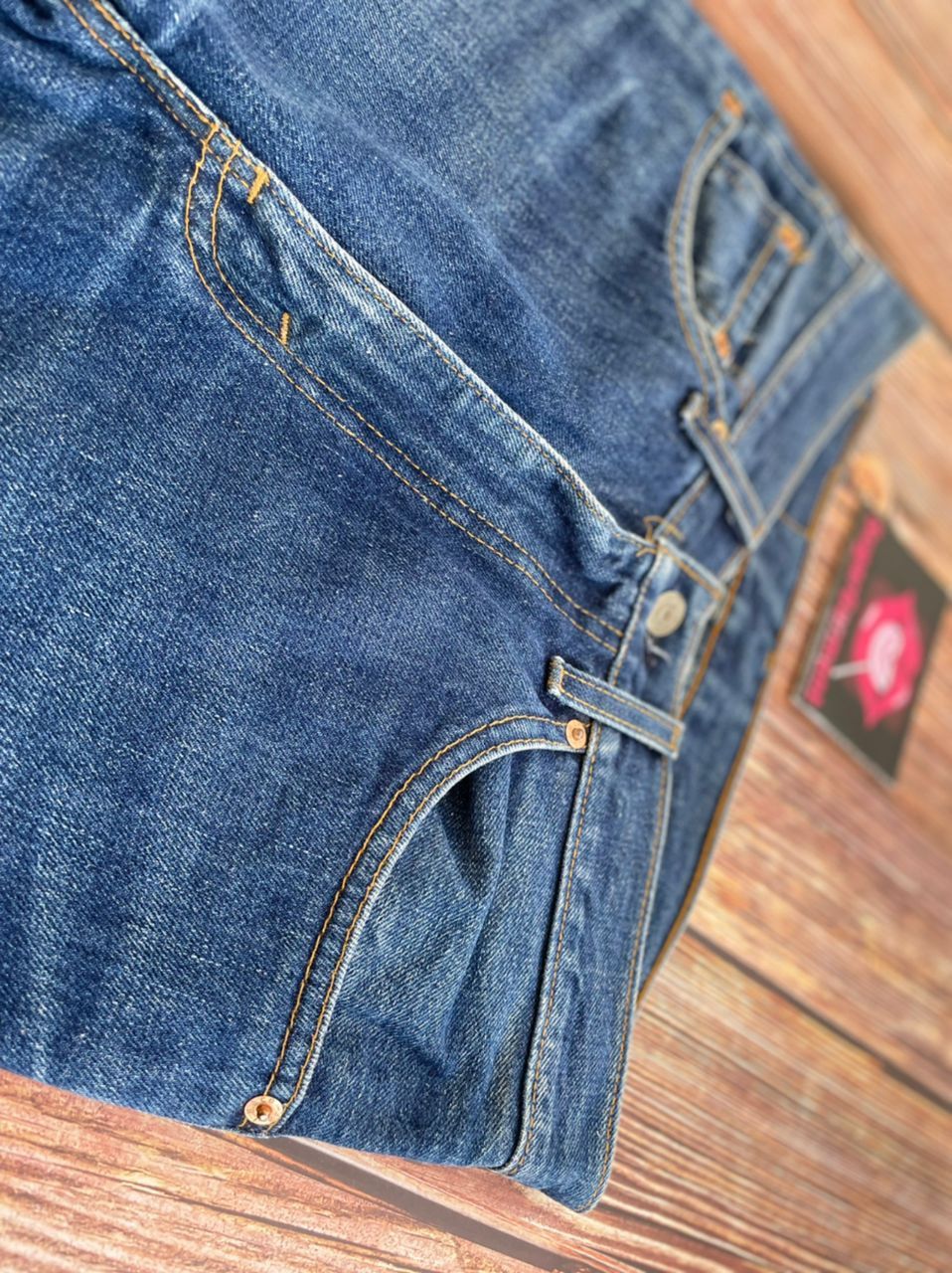 Levi's Levis 517 Bootcut Distressed Jeans Size US 31 - 2 Thumbnail