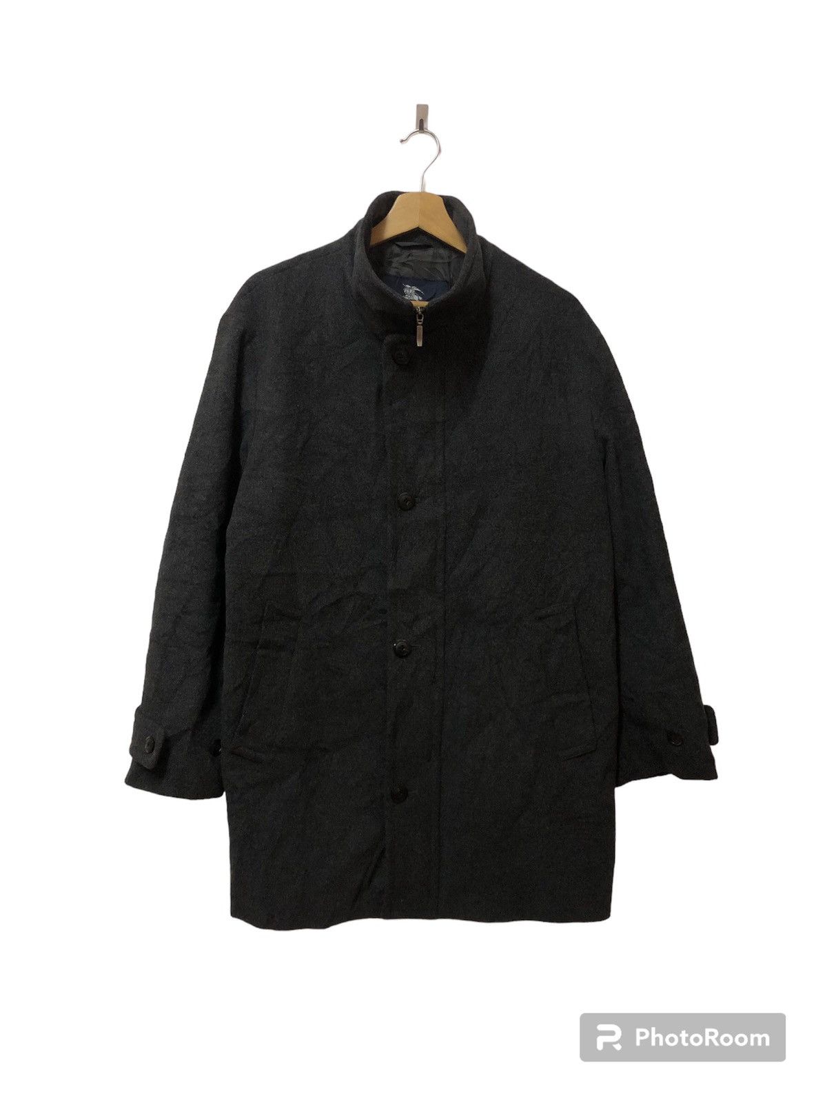 Burberry Vintage 90’s Burberry Of London Wool Long Jacket Size US M / EU 48-50 / 2 - 2 Thumbnail