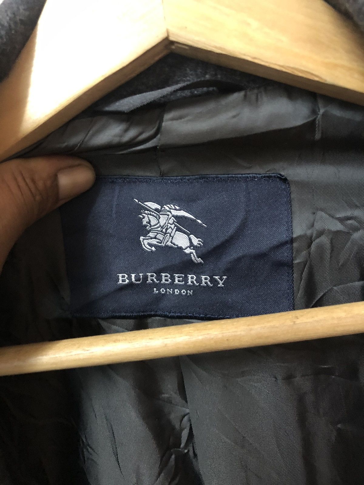 Burberry Vintage 90’s Burberry Of London Wool Long Jacket Size US M / EU 48-50 / 2 - 10 Thumbnail